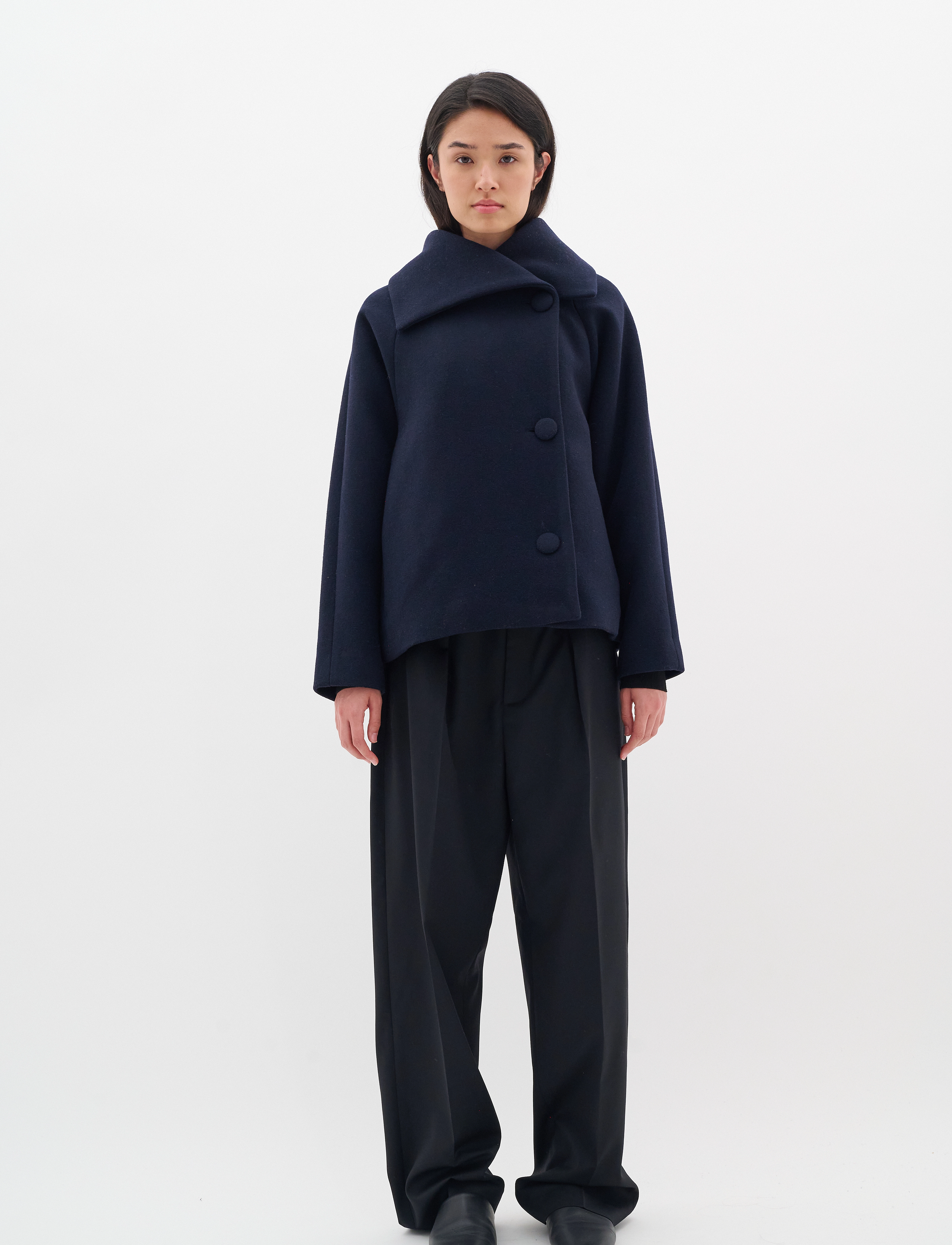 InWear - PerryIW Short Coat - wolljacken - marine blue - 4