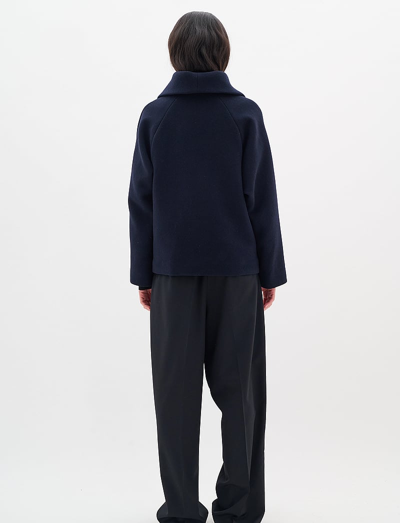 InWear - PerryIW Short Coat - jacken - marine blue - 5