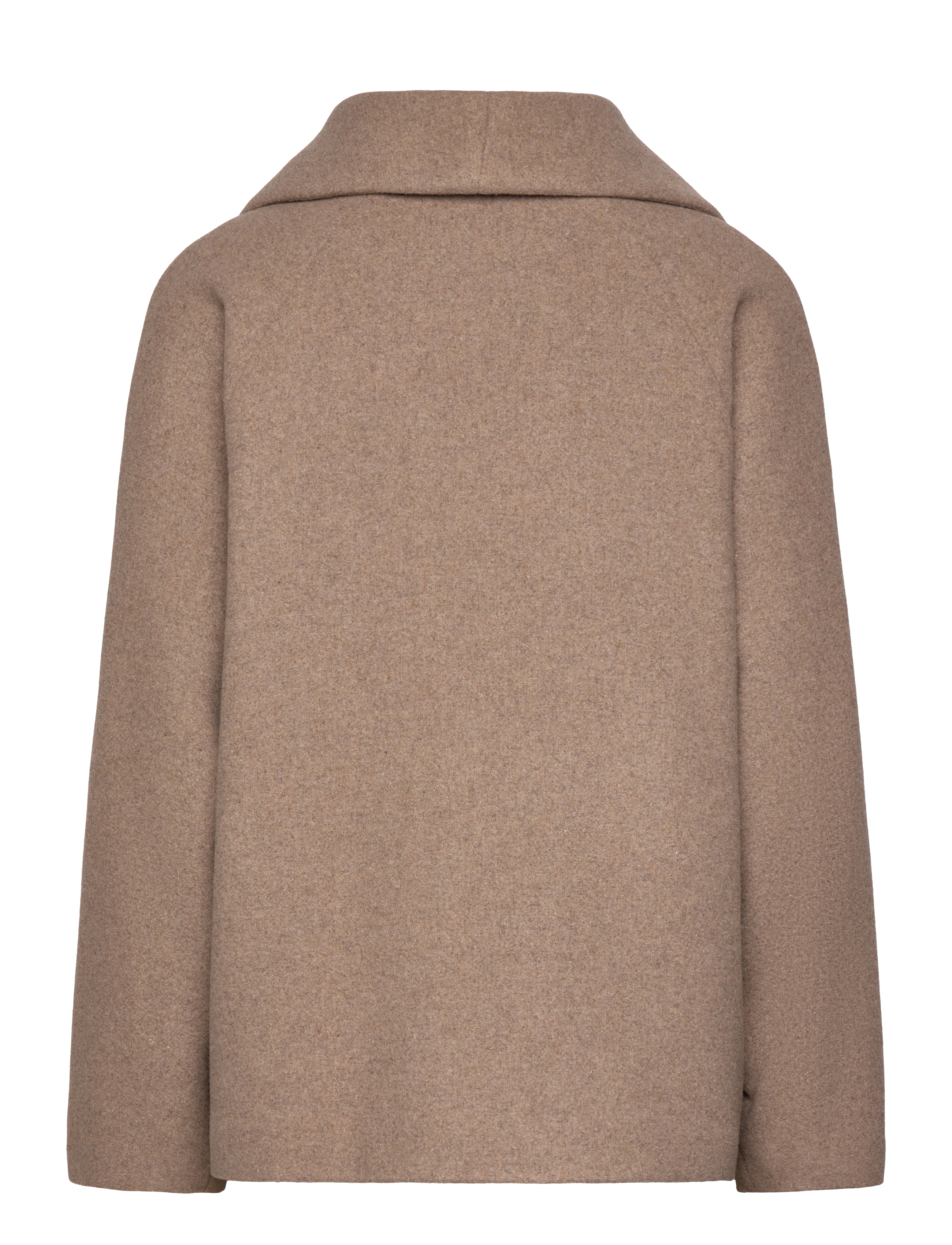 InWear - PerryIW Short Coat - lyhyet villakangastakit - sandy grey melange - 2