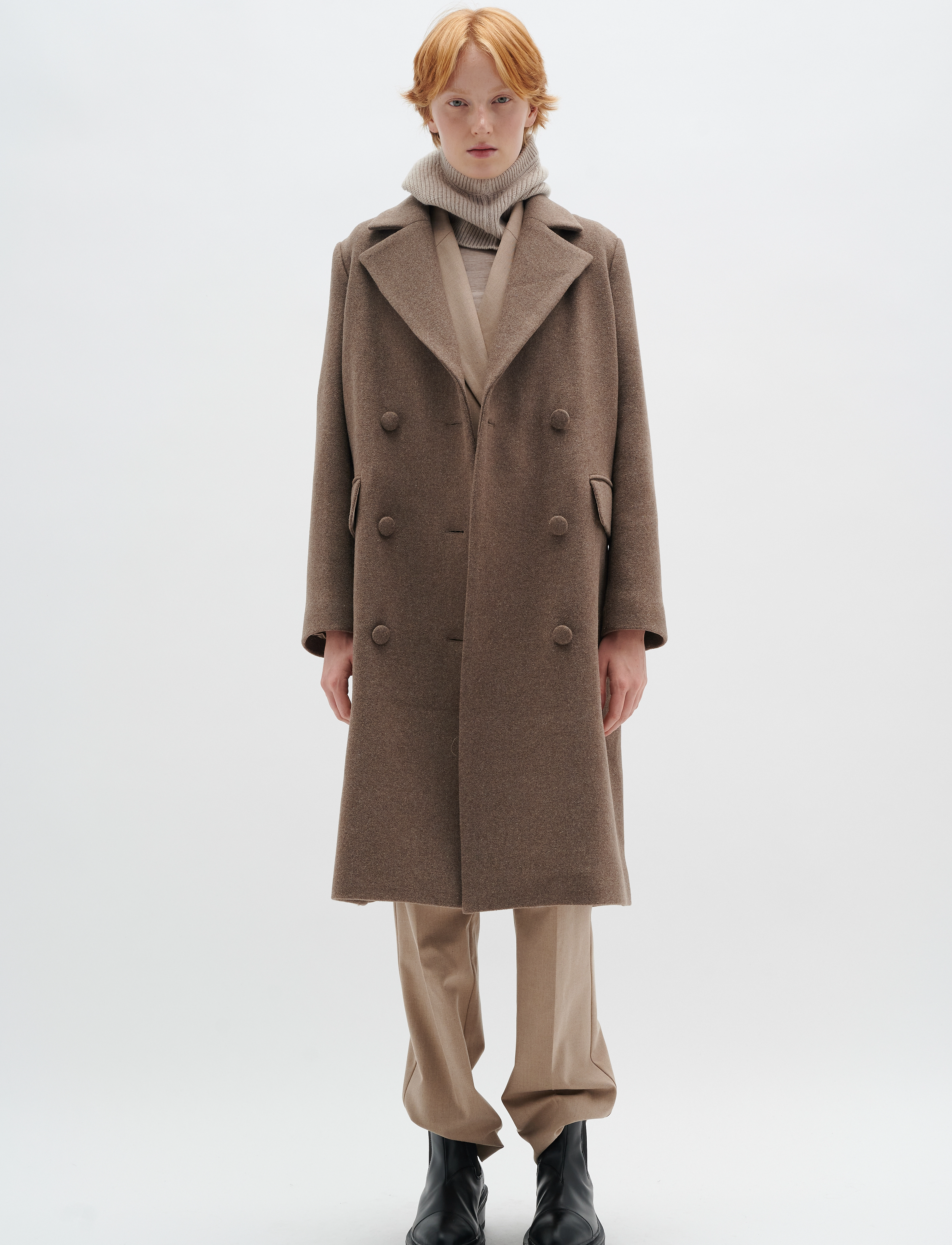 InWear - PerryIW Classic Coat - mocha grey melange - 3