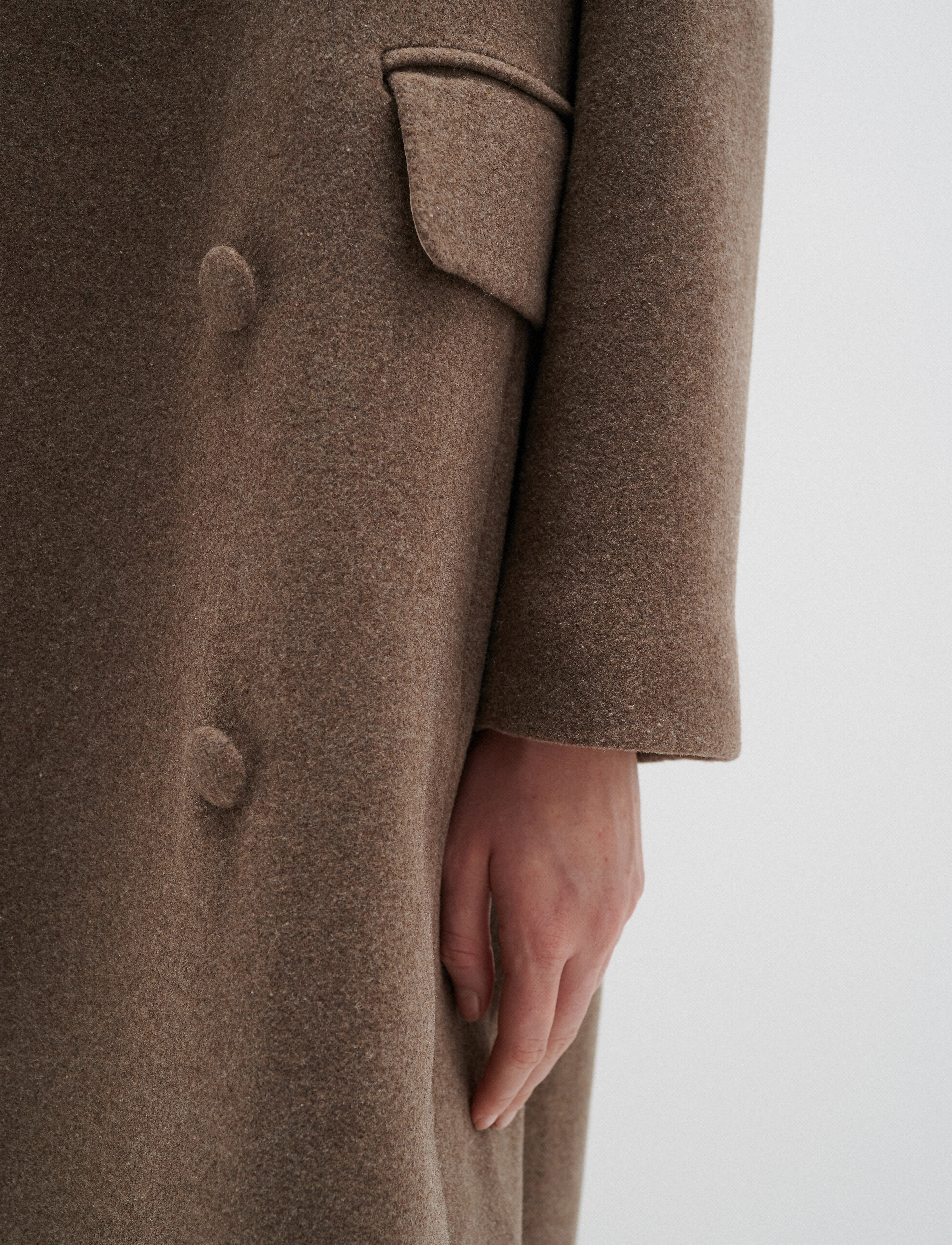 InWear - PerryIW Classic Coat - mocha grey melange - 5