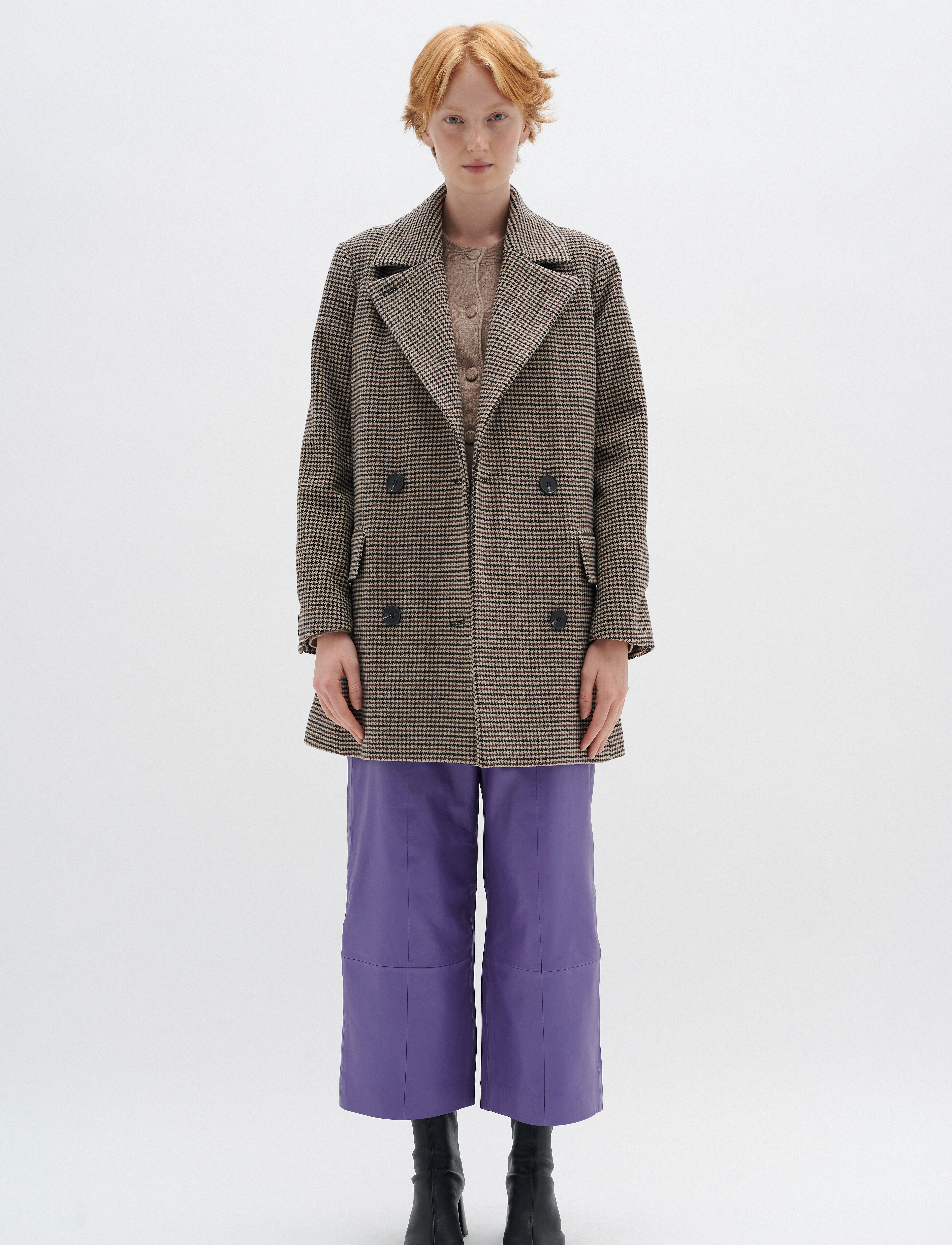 InWear - PeytonIW Blazer Coat - houndstooth check - 4