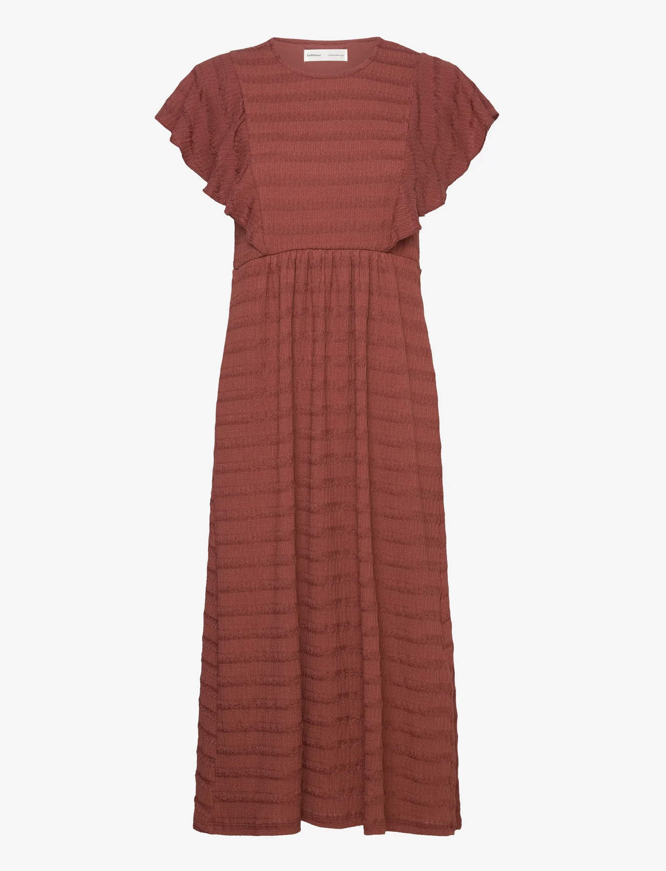 InWear - KahloIW Dress - midi dresses - cherry mahogany - 0