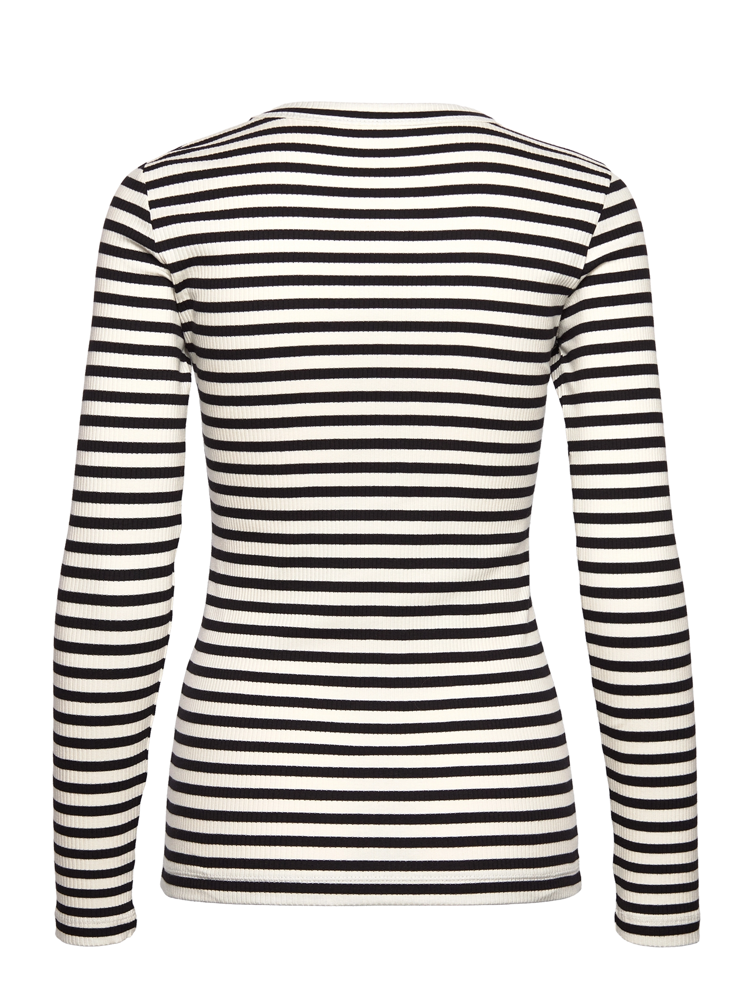 InWear - DagnaIW Striped Tshirt LS - langärmlige tops - black / whisper white - 2