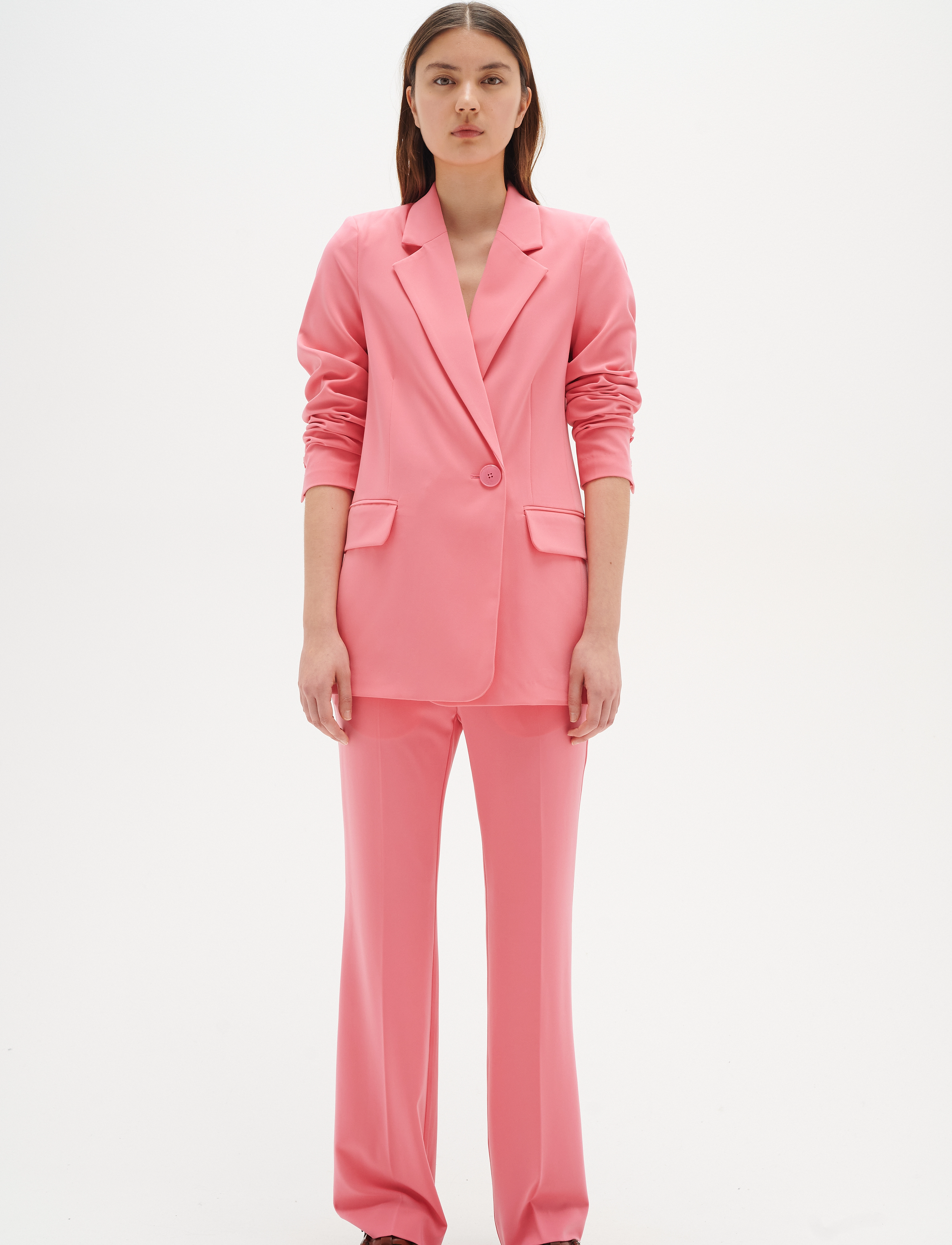 InWear - VetaIW Adian Bootcut Pant - festtøj til outletpriser - pink rose - 3