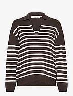 RopaIW Pullover - BROWN / WHITE