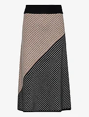 InWear - RancelIW Skirt - strikkede nederdele - mocha grey/black - 0