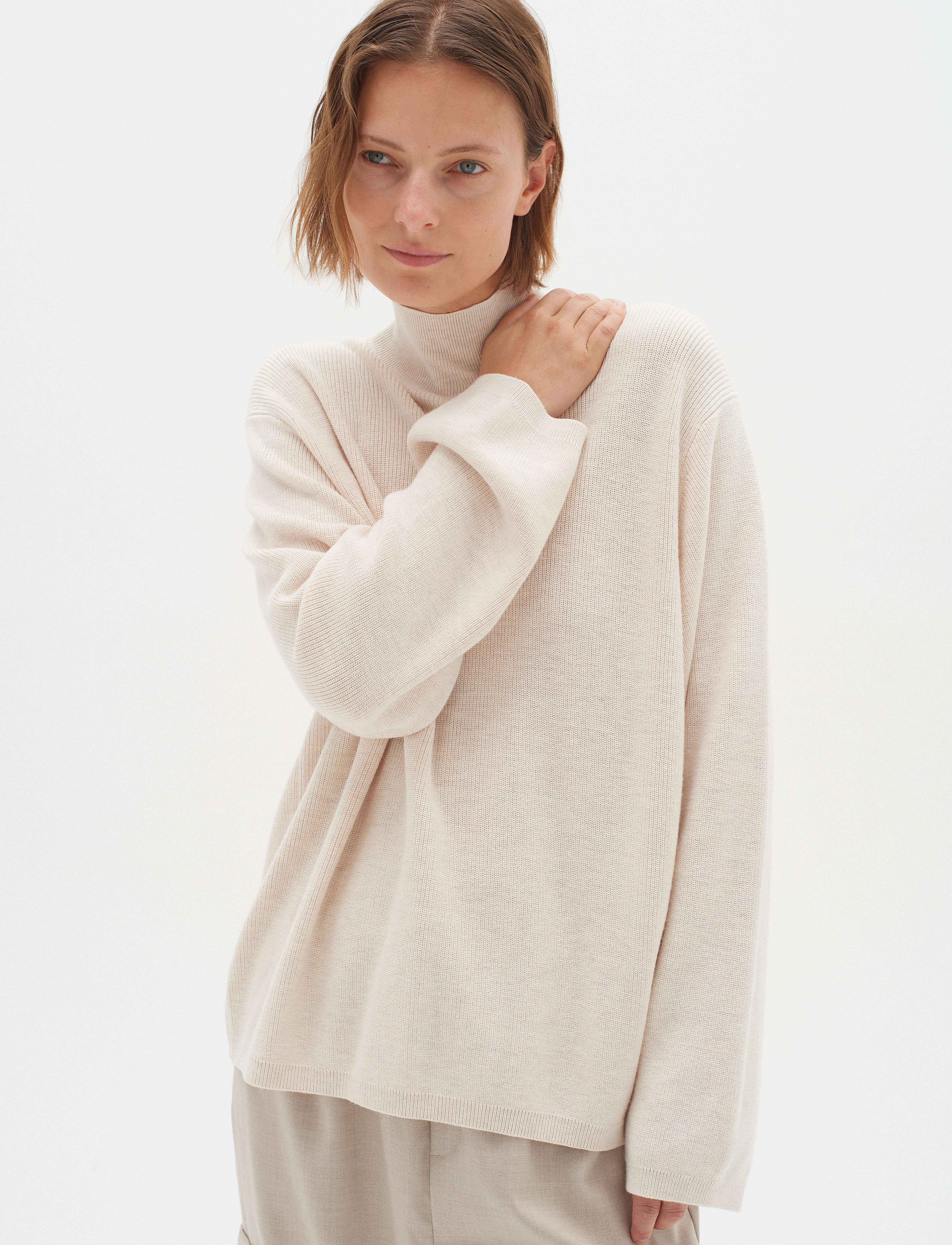 InWear - RudiIW Open Back Pullover - french oak melange - 2