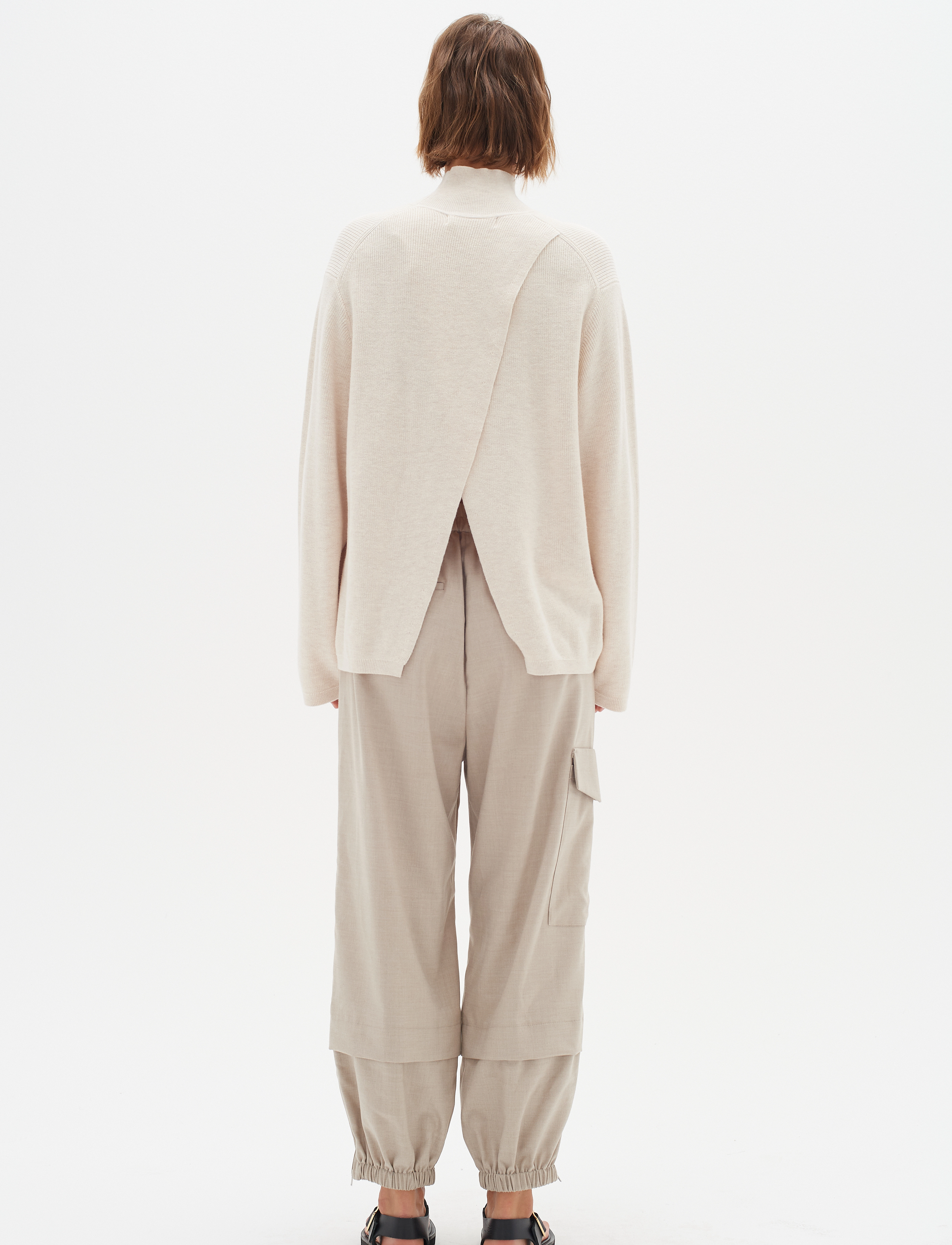 InWear - RudiIW Open Back Pullover - french oak melange - 4