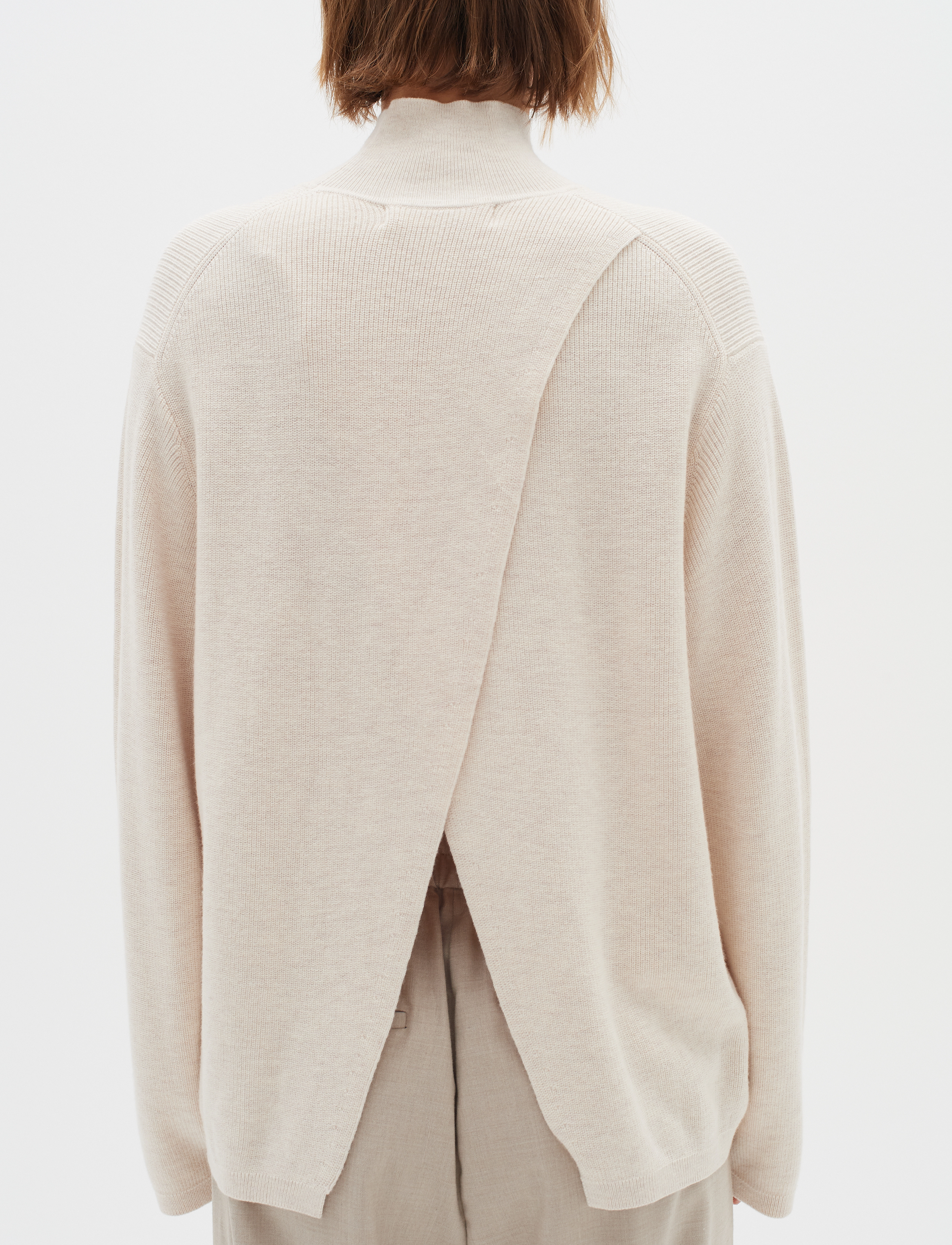 InWear - RudiIW Open Back Pullover - french oak melange - 5