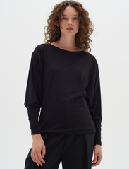 InWear - GrinnyIW Top - long-sleeved blouses - black - 4