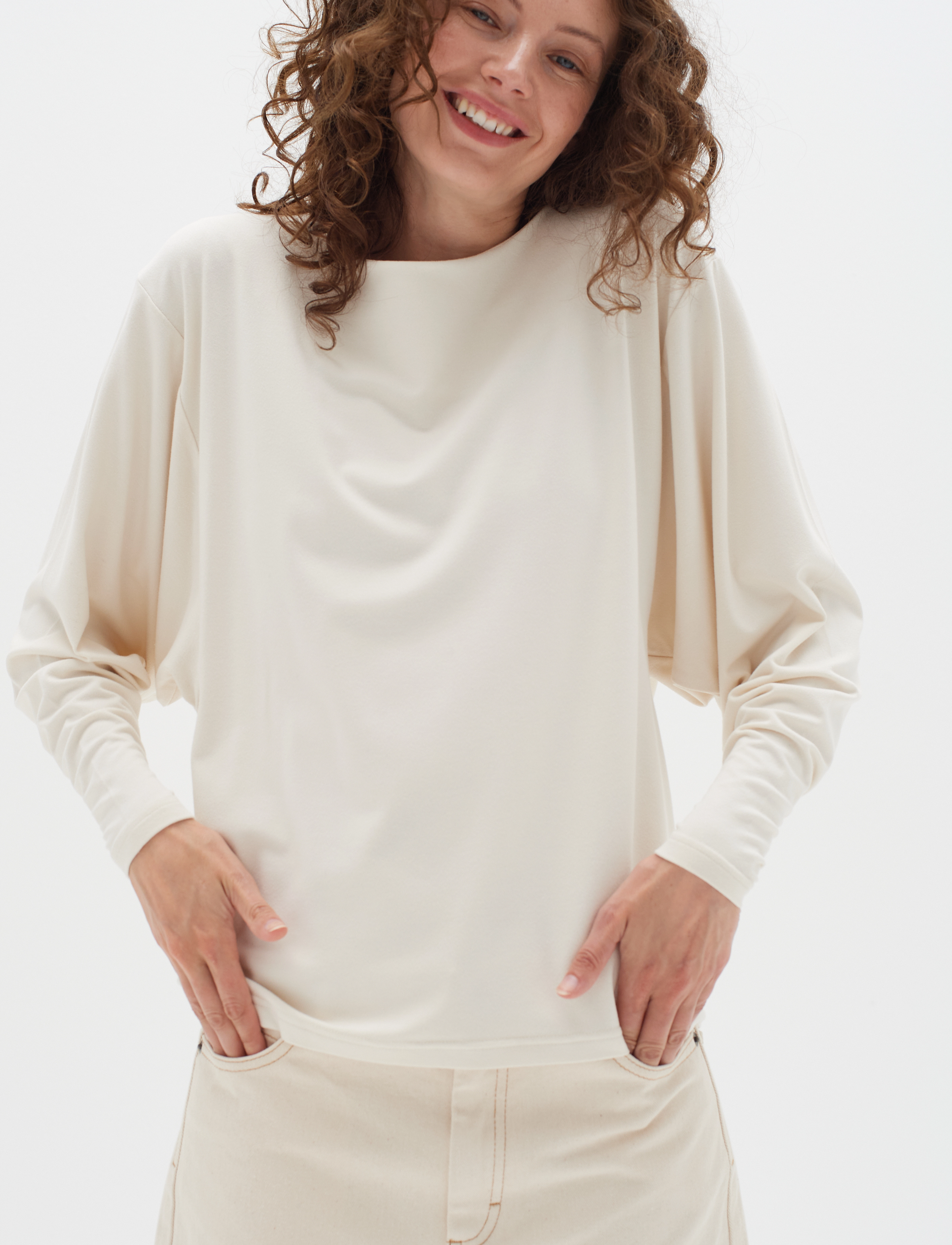 InWear - GrinnyIW Top - langærmede bluser - vanilla - 5