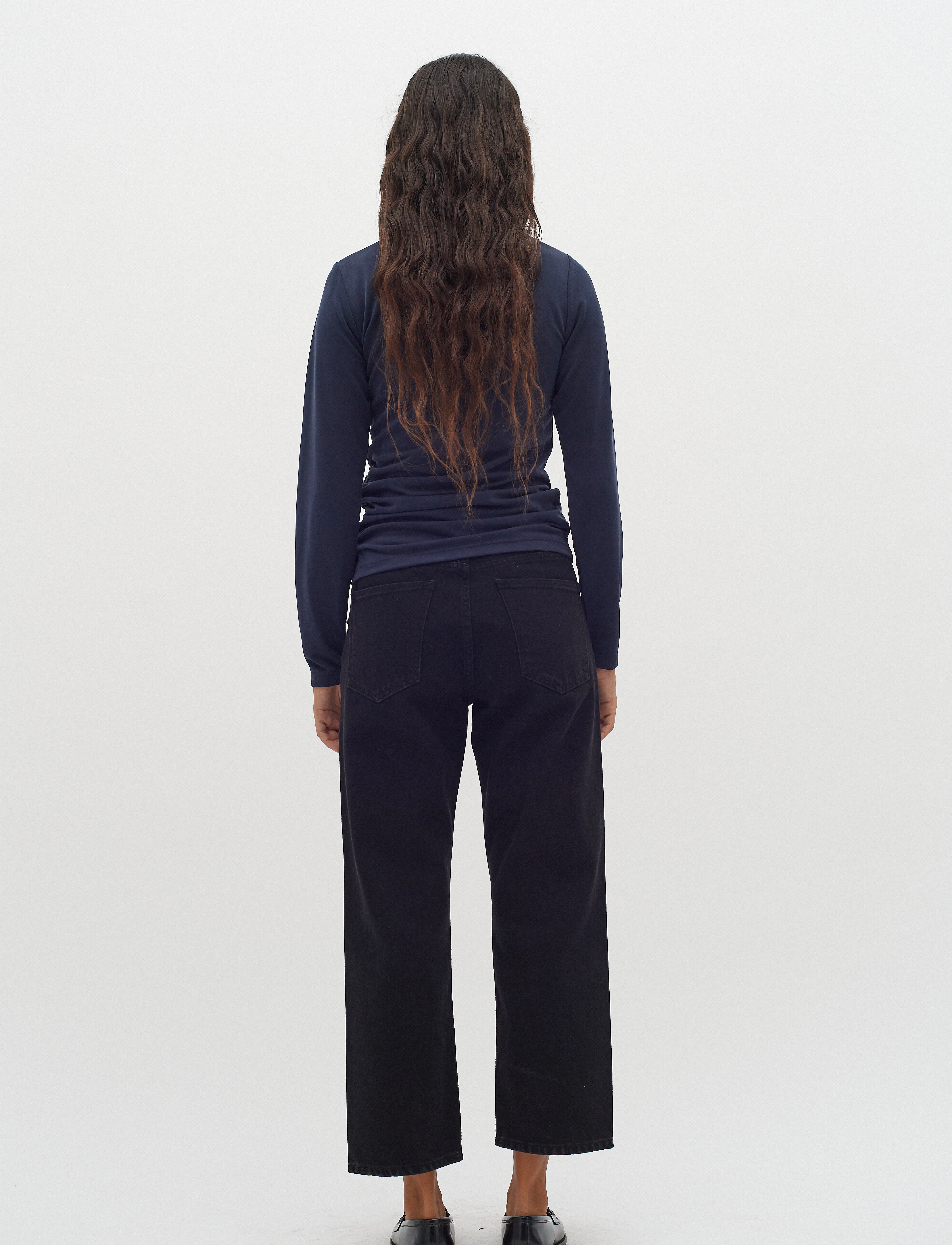 InWear - GraysenIW Wrap Top - langærmede toppe - marine blue - 3