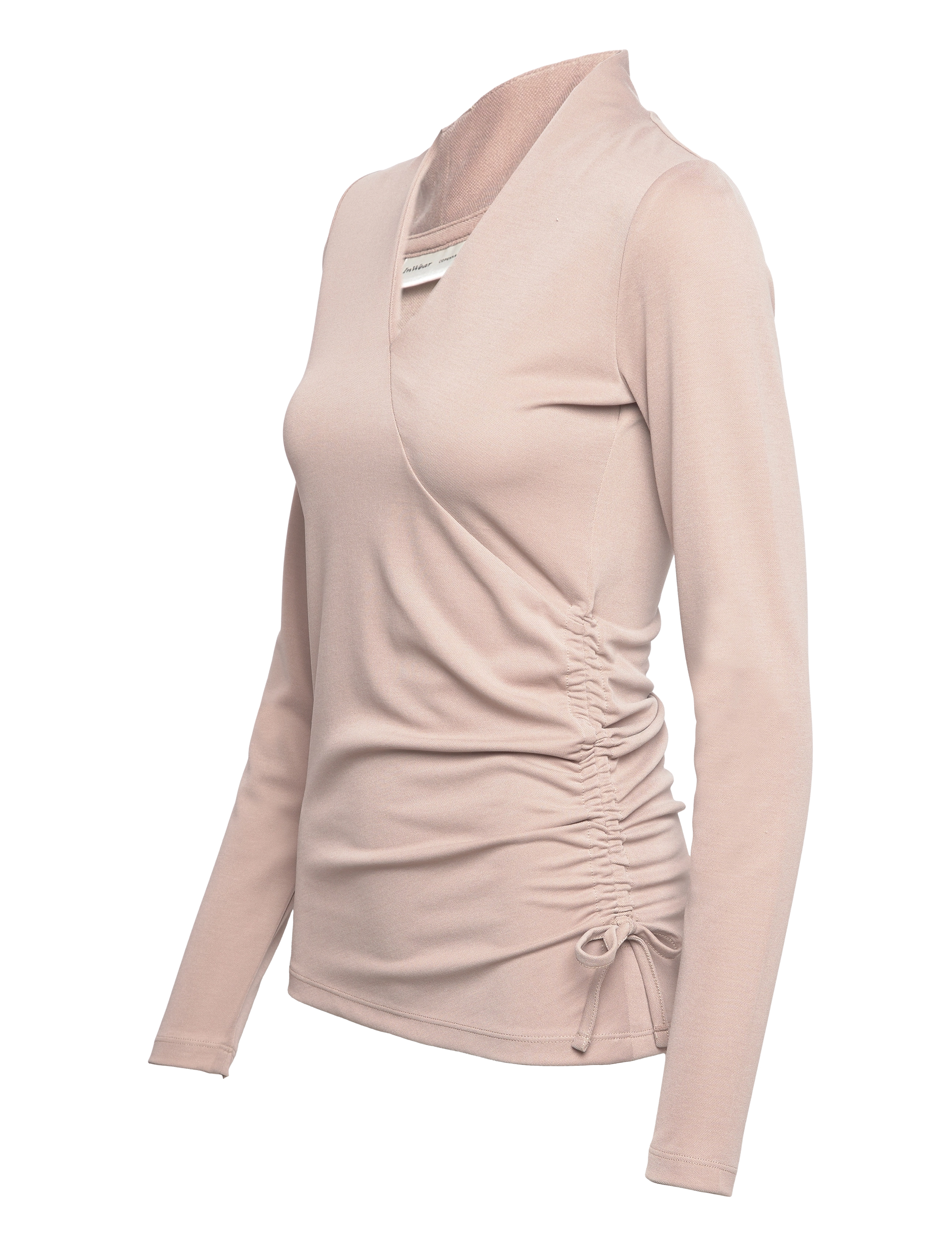 InWear - GraysenIW Wrap Top - langærmede toppe - mocha grey - 3