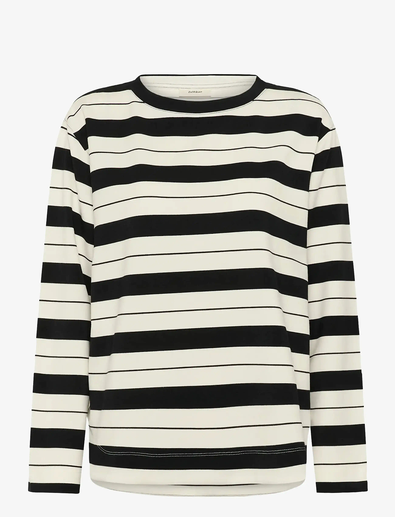 InWear - GincentIW Crewneck - pullover - whisper w/b large stripes - 1