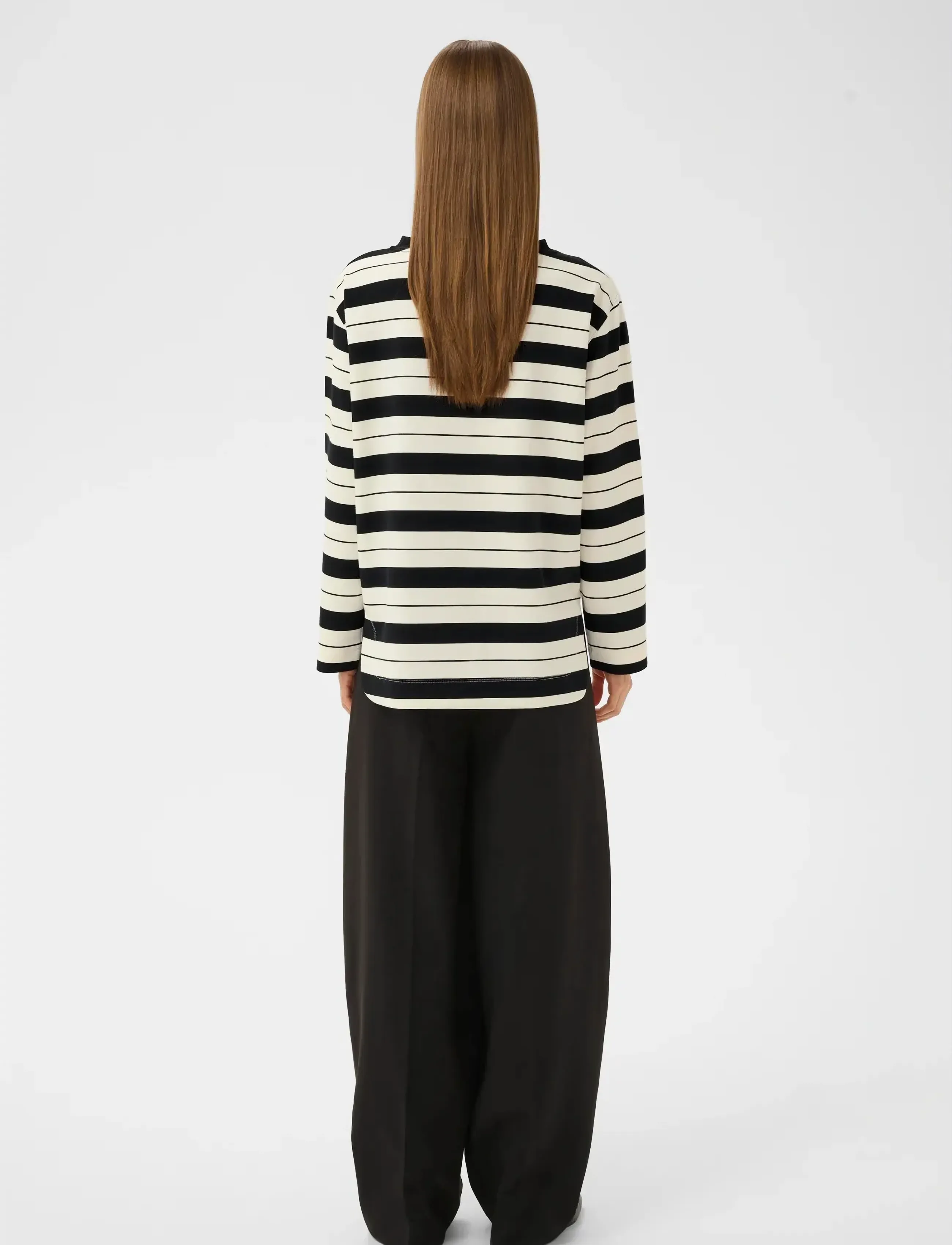 InWear - GincentIW Crewneck - pullover - whisper w/b large stripes - 4