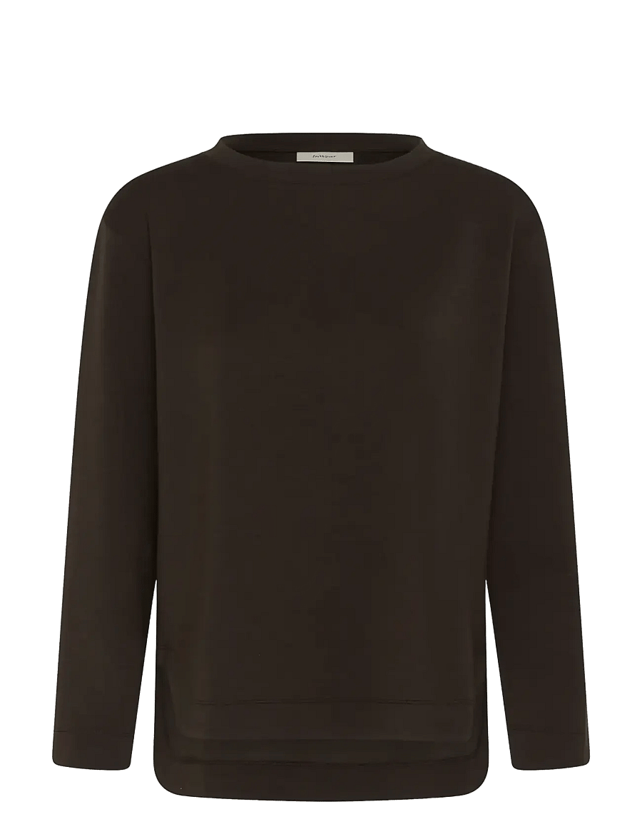 InWear - GincentIW Crewneck - striktrøjer - chocolate brown - 1