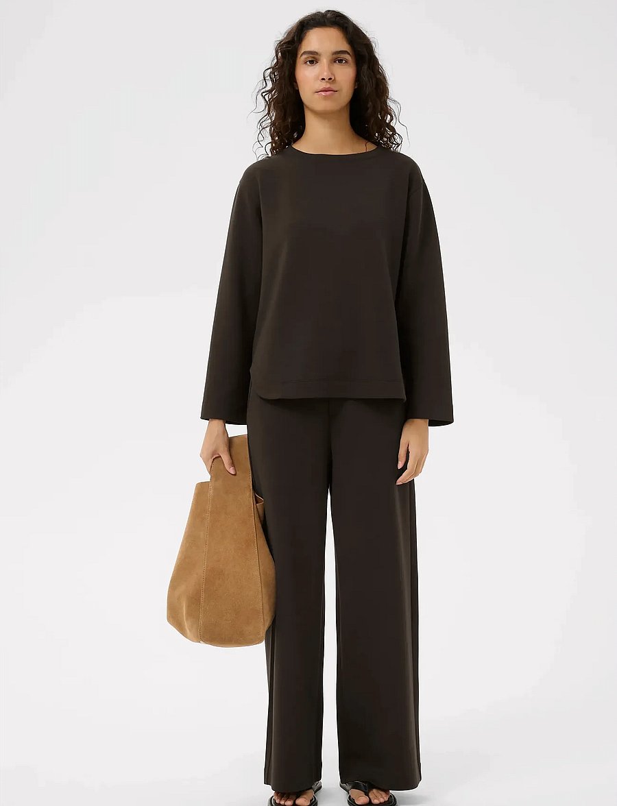 InWear - GincentIW Crewneck - striktrøjer - chocolate brown - 3