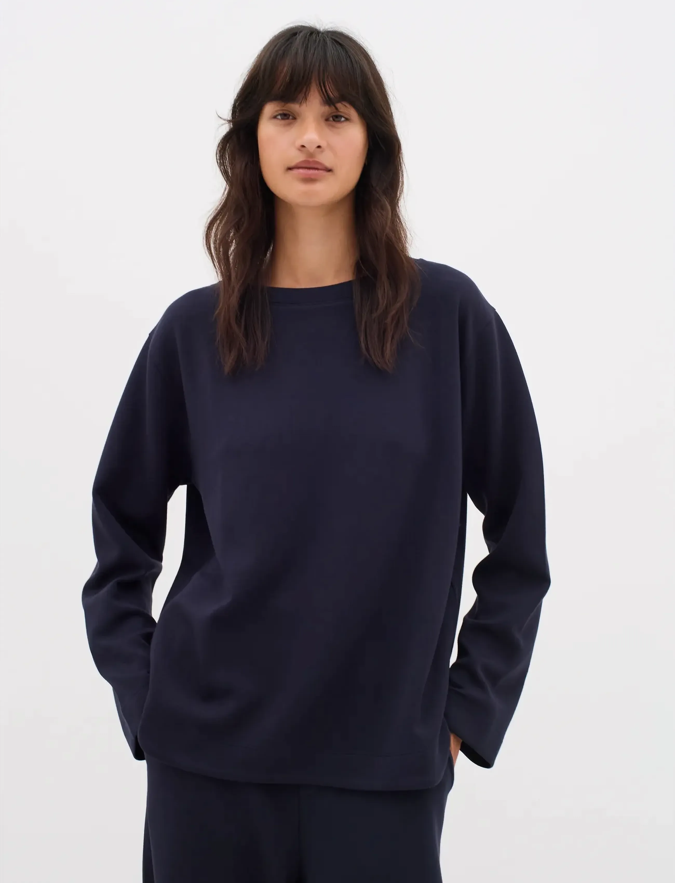 InWear - GincentIW Crewneck - stickade tröjor - marine blue - 4