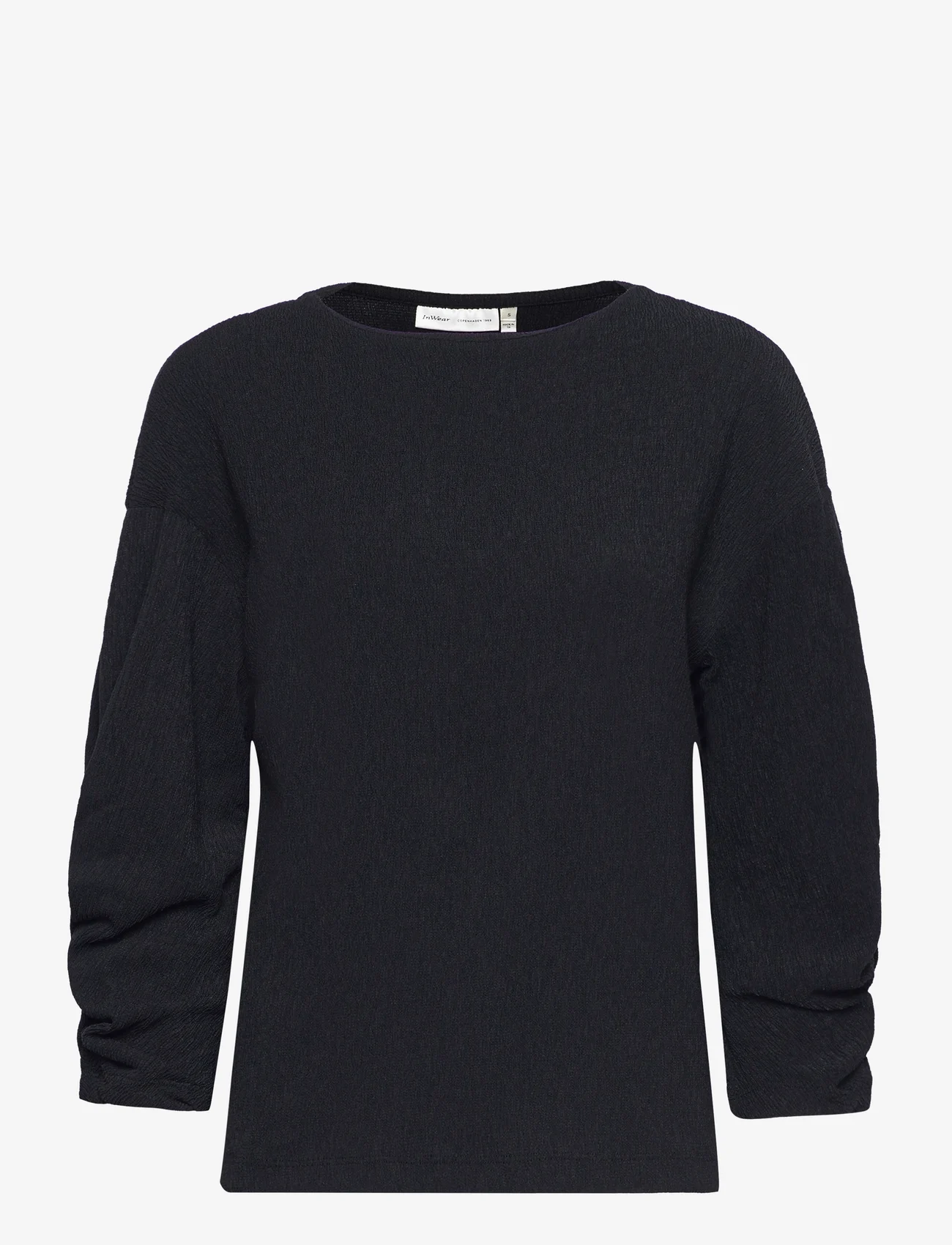 InWear - GalileahIW top - long-sleeved blouses - black - 0