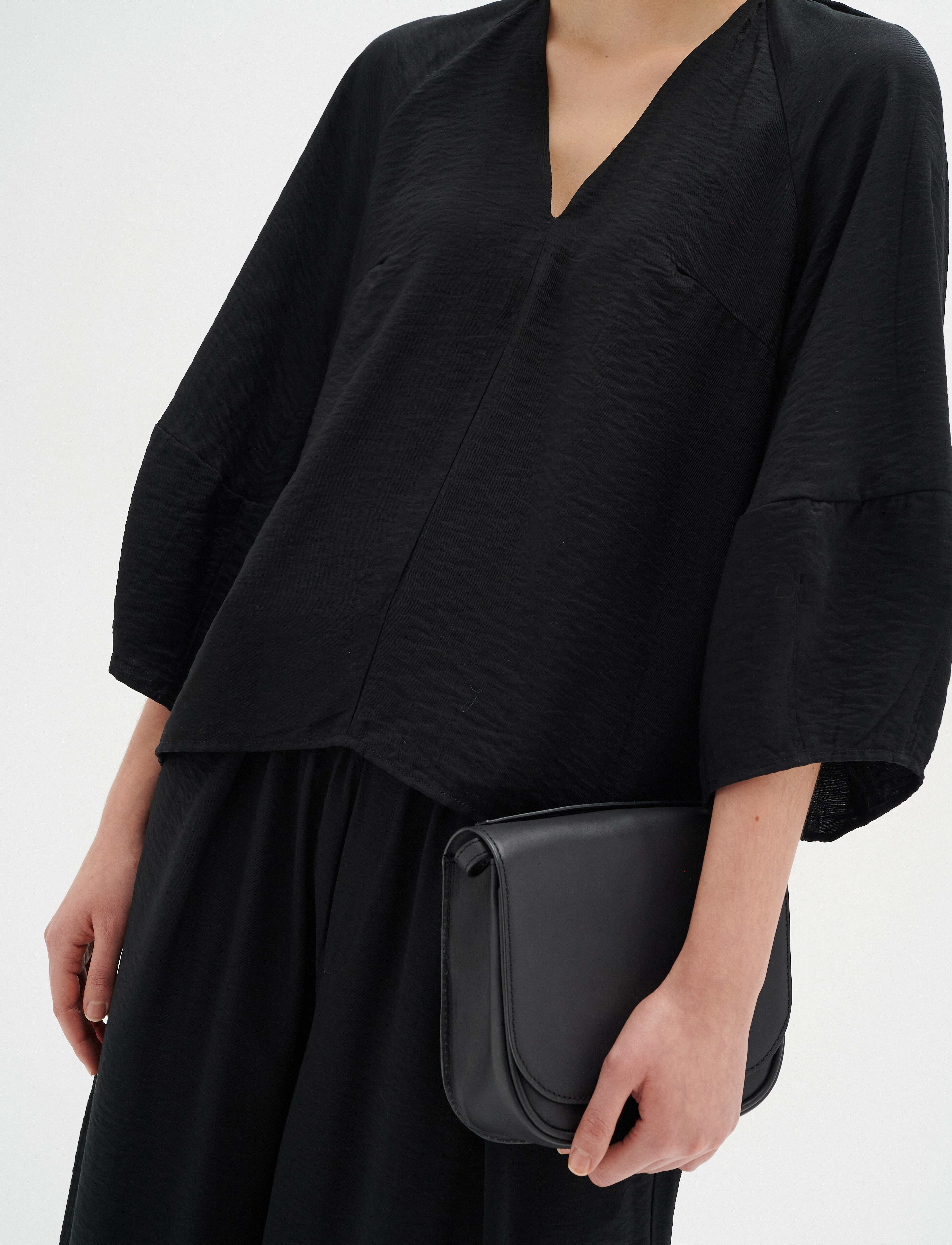 InWear Naomiiw Blouse, 34, Blouses, Schwarz - Short-sleeved, Frauen