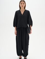 InWear - NaomiIW Blouse - short-sleeved blouses - black - 3