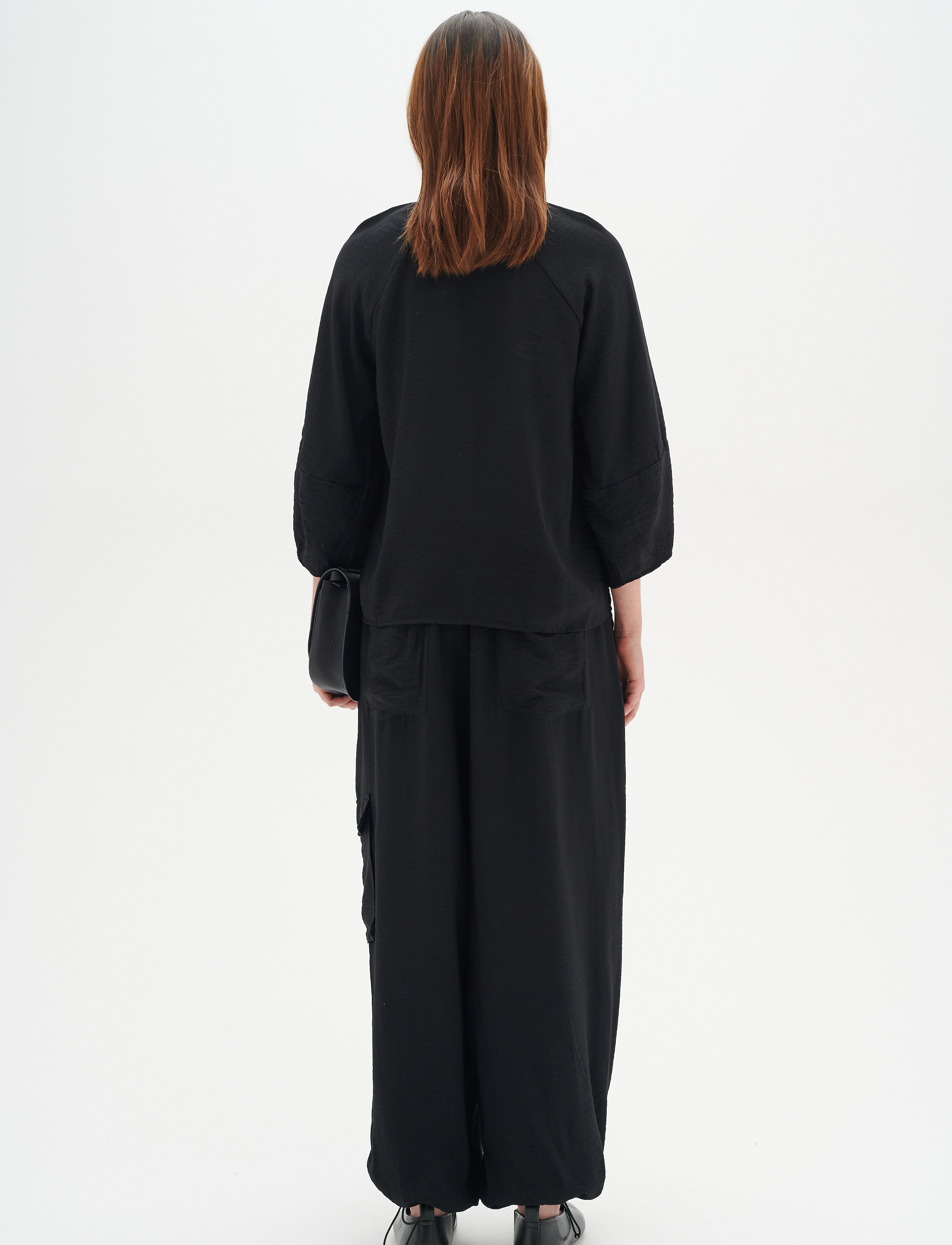 InWear - NaomiIW Blouse - kurzämlige blusen - black - 4