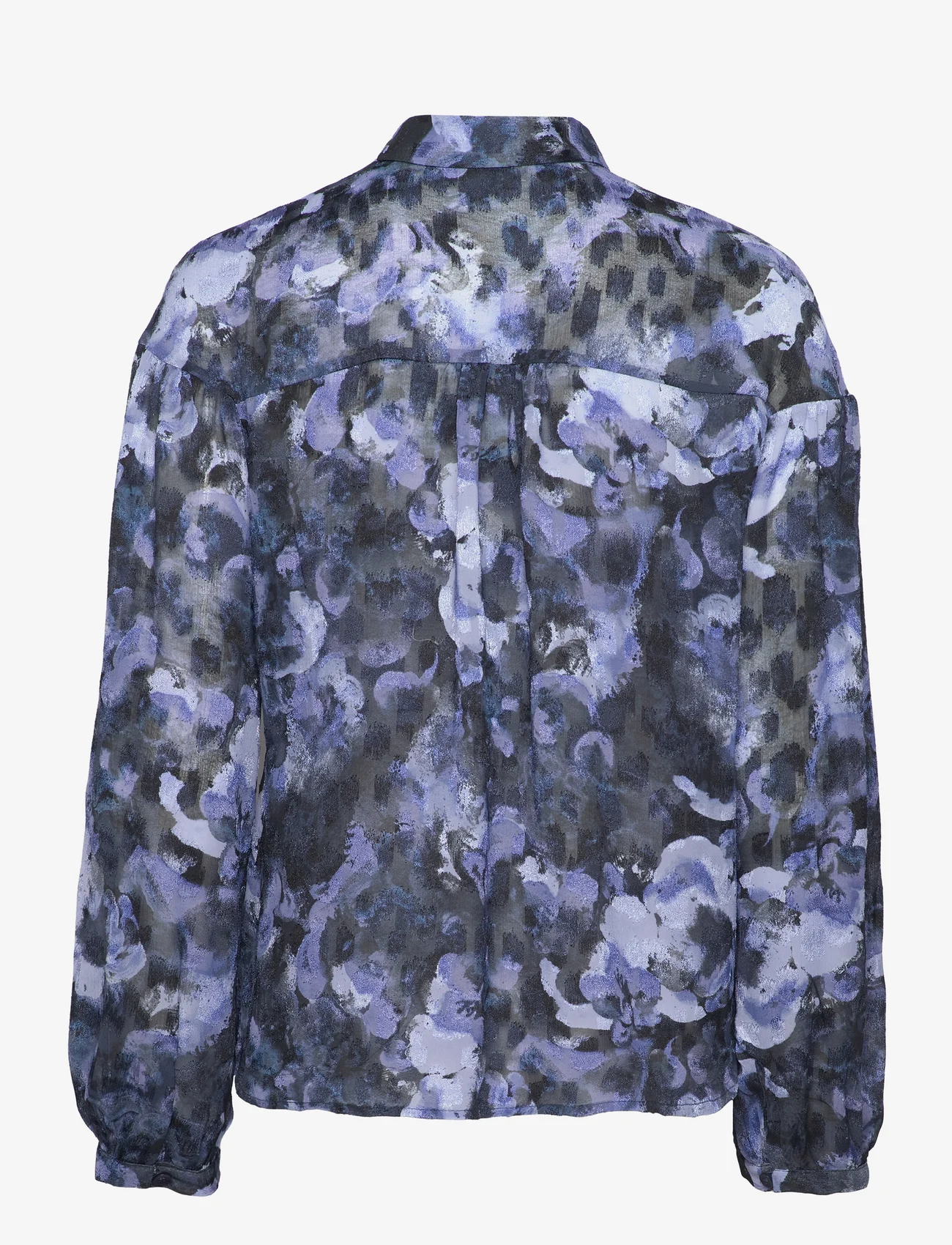 InWear - NisiraIW Shirt - pitkähihaiset paidat - blue marble flower - 1