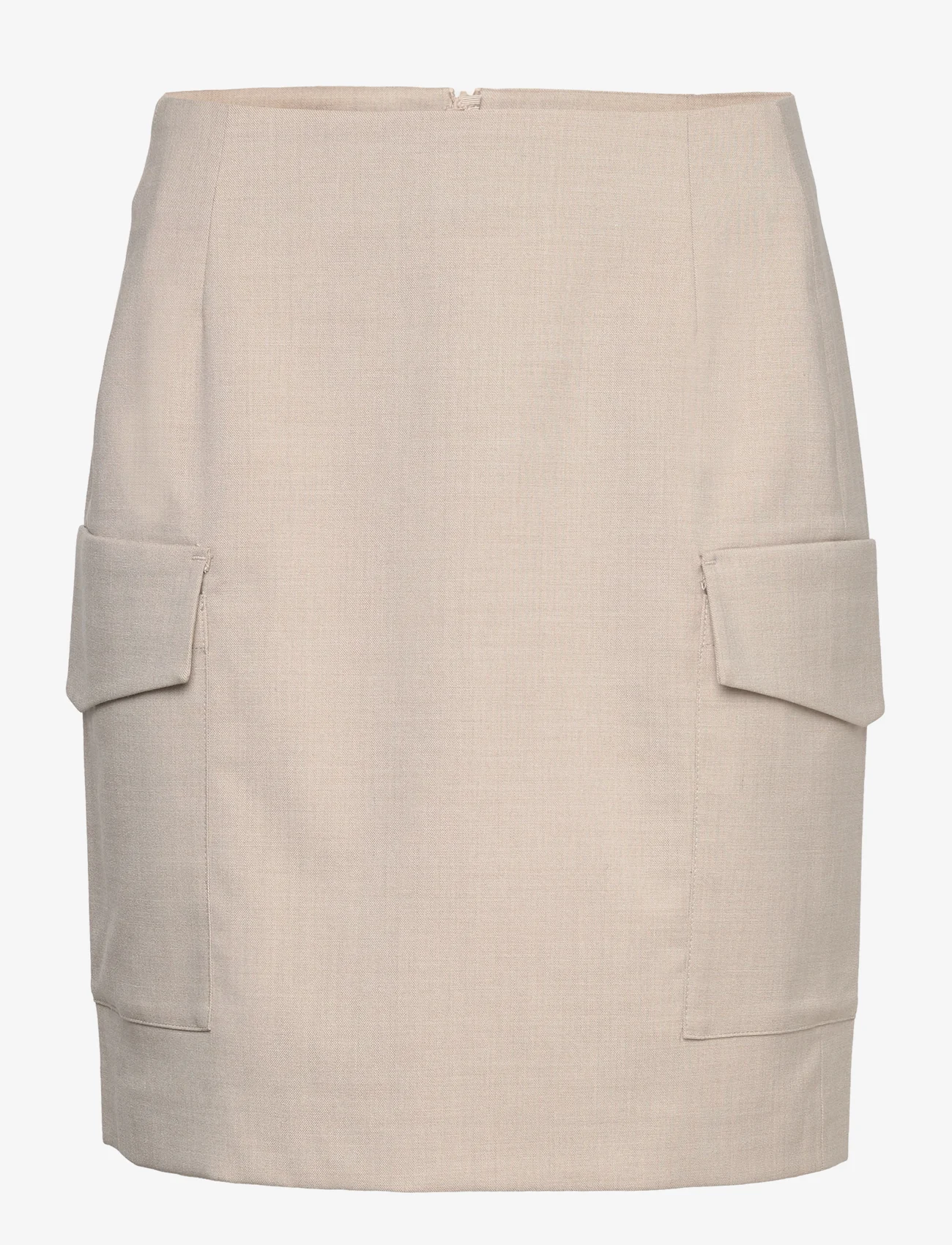 InWear - WaiIW Skirt - short skirts - mocha grey melange - 0