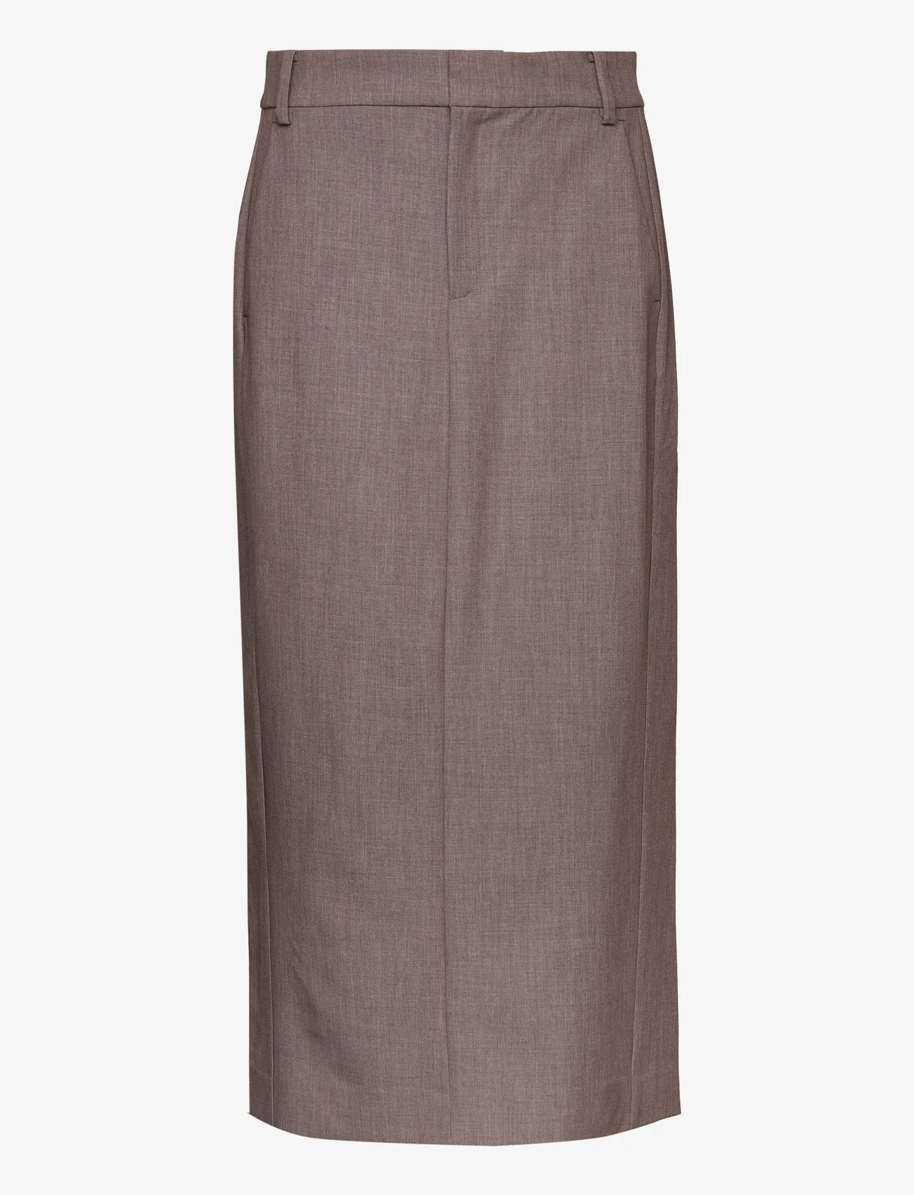 InWear - NaxaIW Skirt - midi kjolar - americano melange - 0
