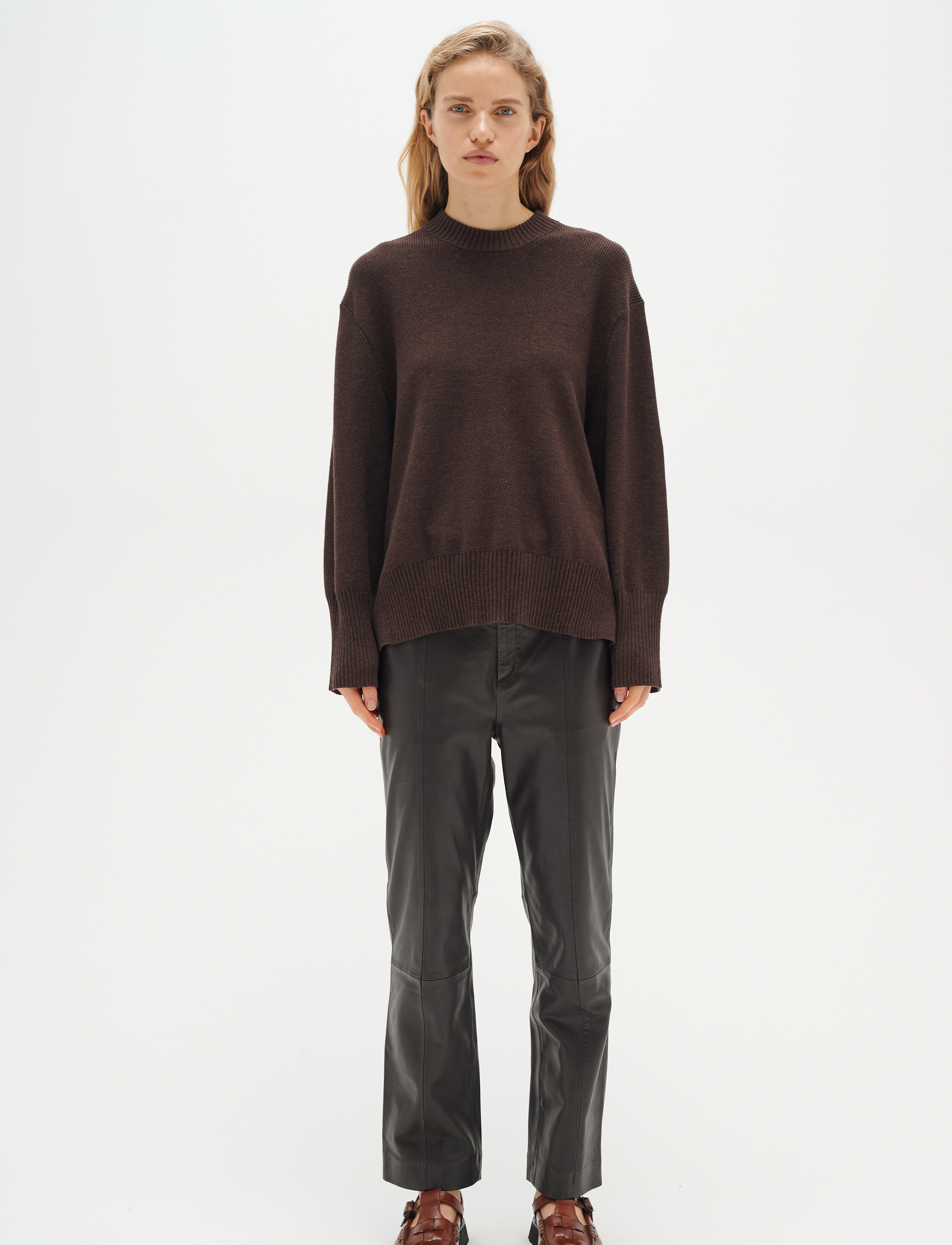 InWear - RudiIW Crew Neck - americano melange - 3
