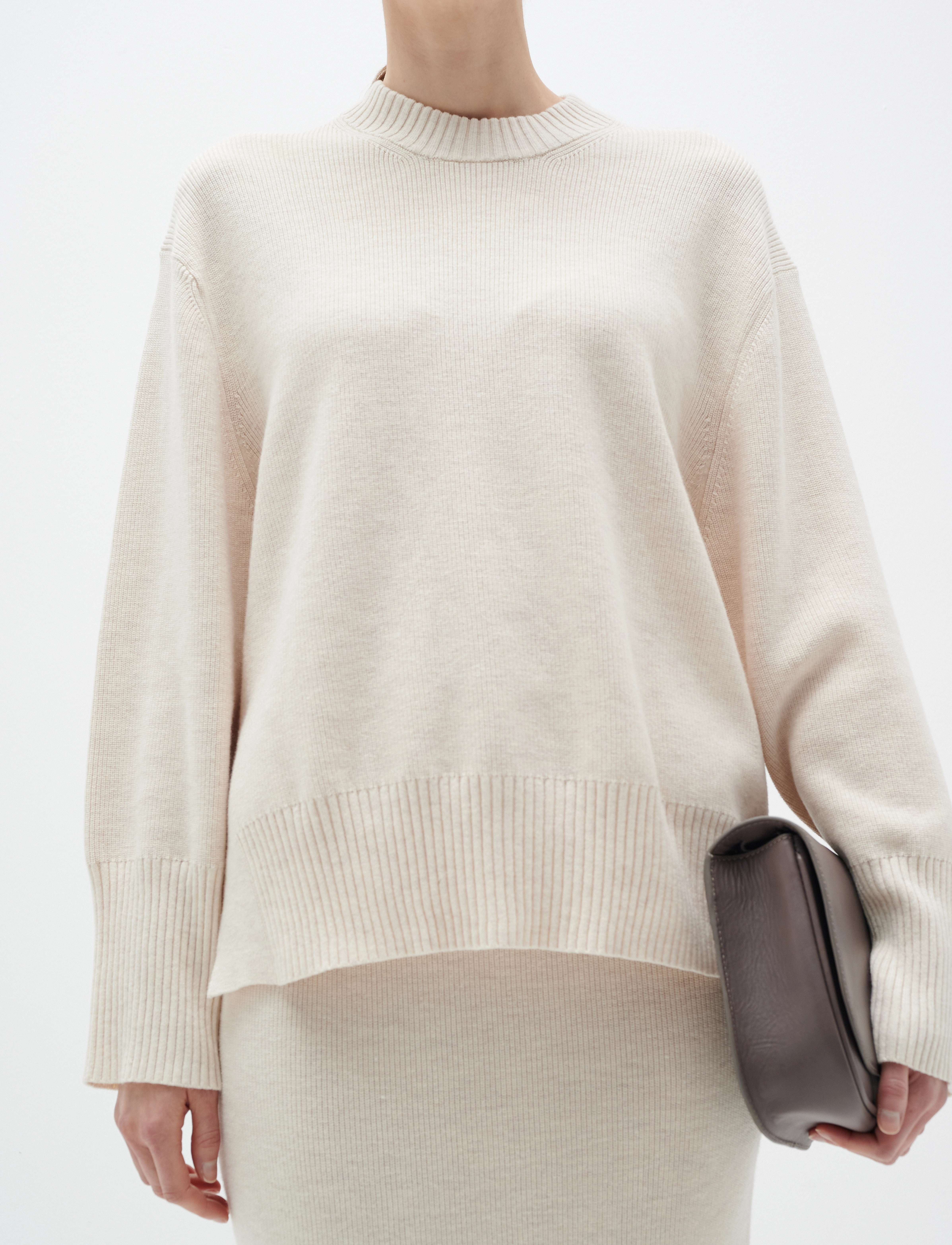 InWear - RudiIW Crew Neck - french oak melange - 4