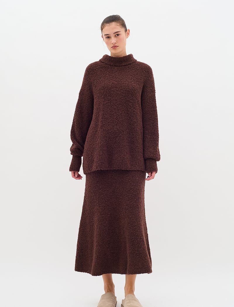 InWear - RoccoIW Skirt - strikkede nederdele - brown puce - 3
