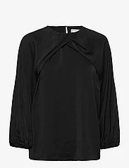 InWear - LitoIW Blouse - long-sleeved blouses - black - 0