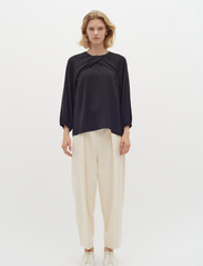 InWear - LitoIW Blouse - long-sleeved blouses - black - 3