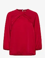 LitoIW Blouse - TRUE RED