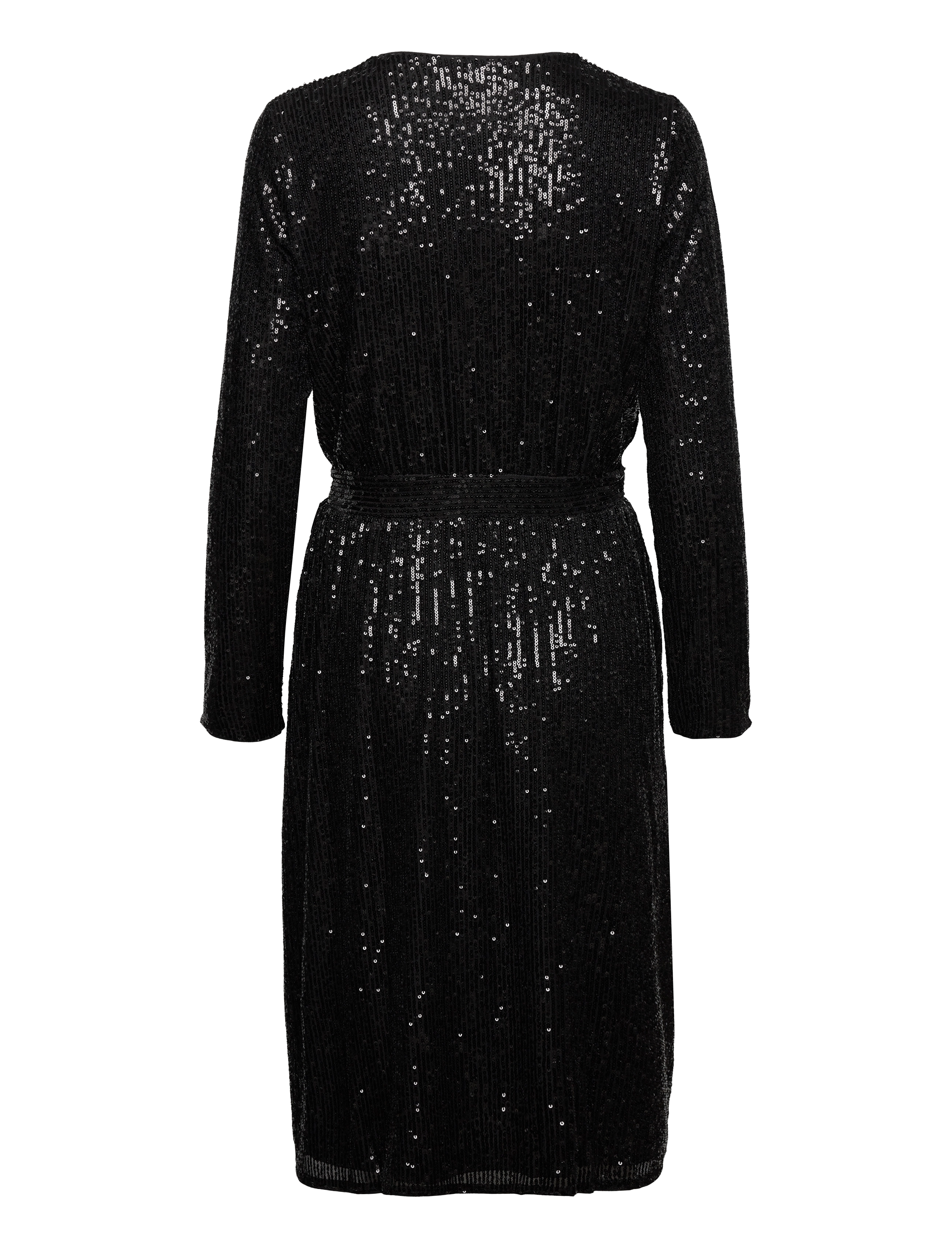 InWear - JarjarIW Wrap dress - pailletkjoler - black - 2
