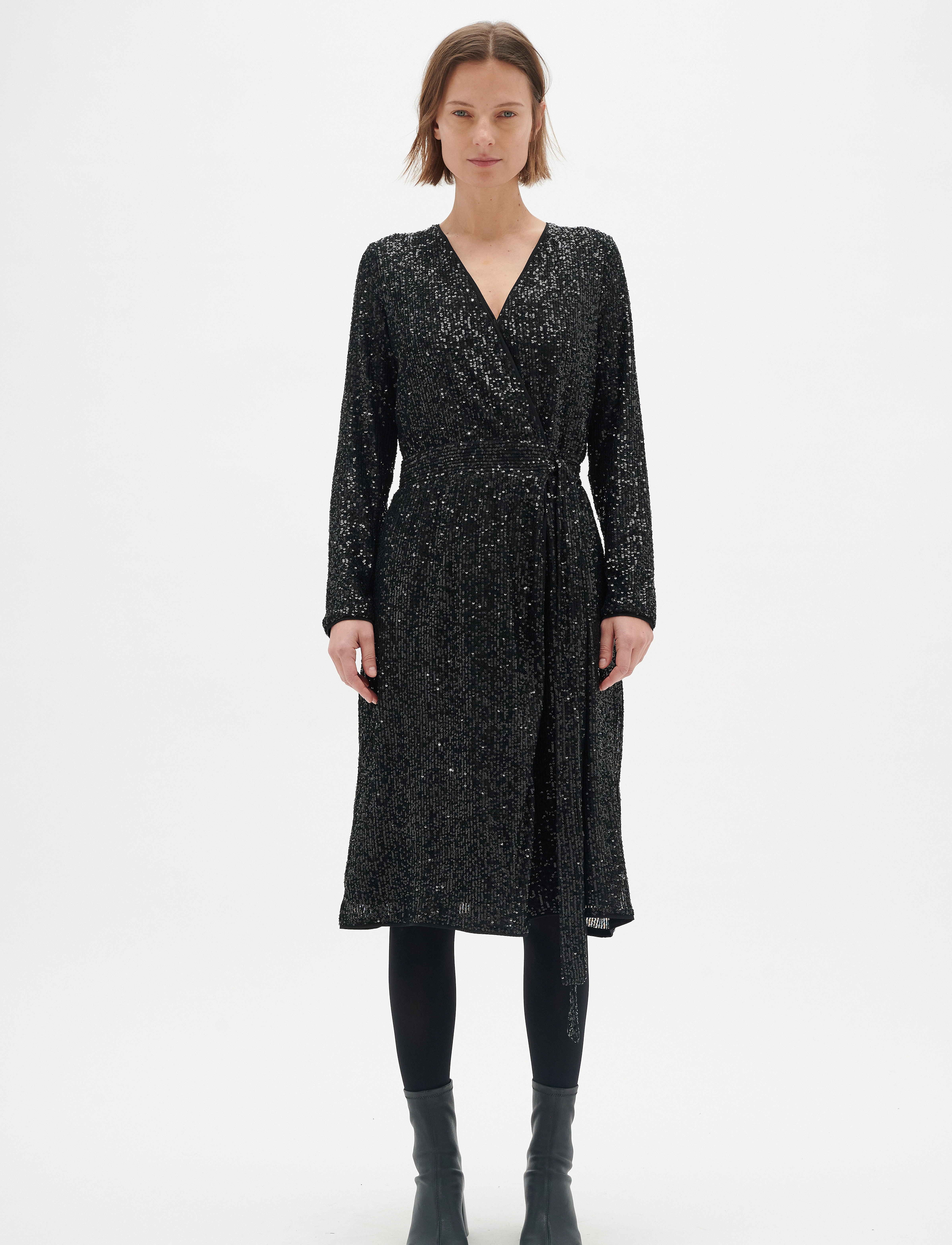 InWear JarjarIW Wrap dress - Tøj - BLACK / black
