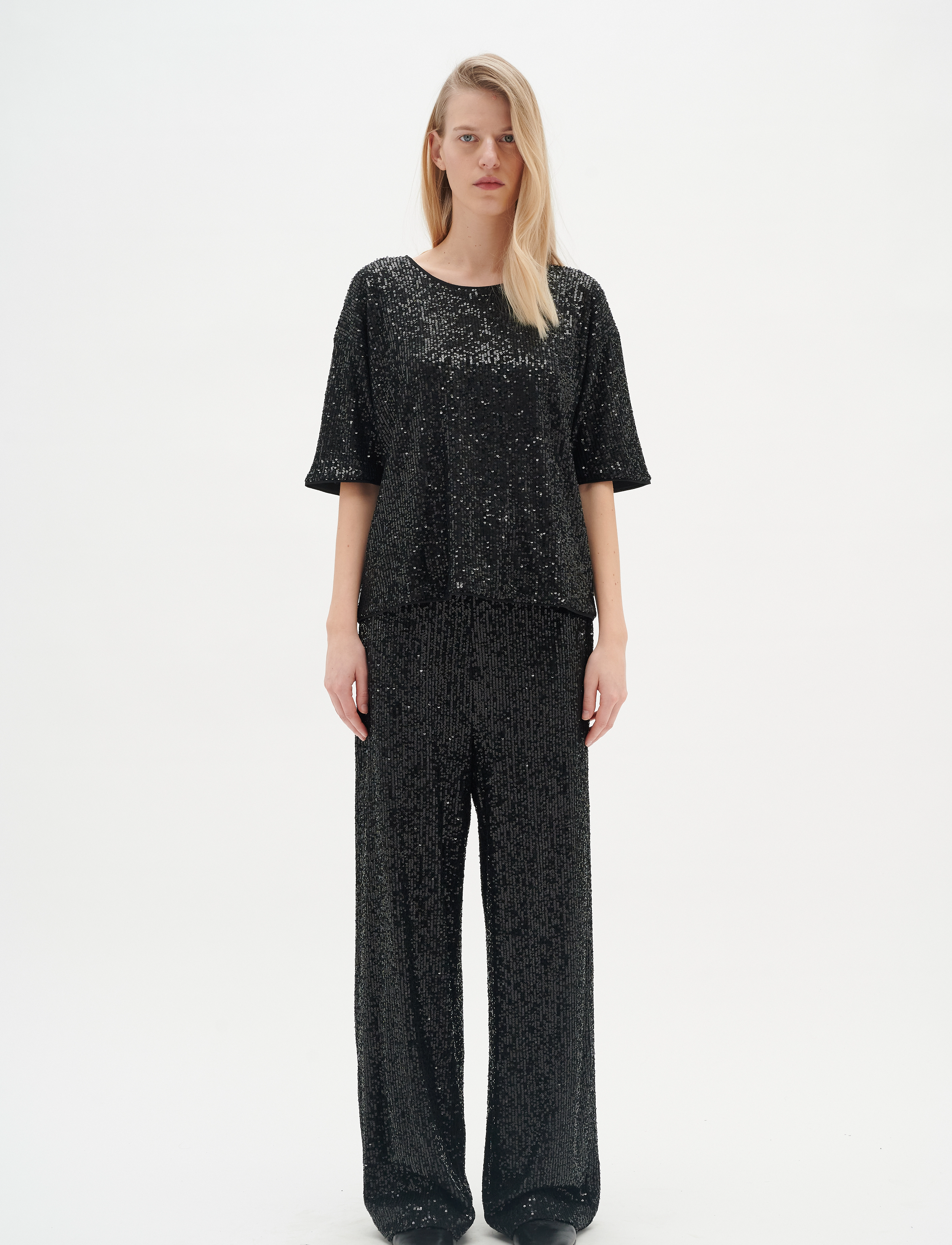 InWear - JarjarIW Pants - bukser med brede ben - black - 3