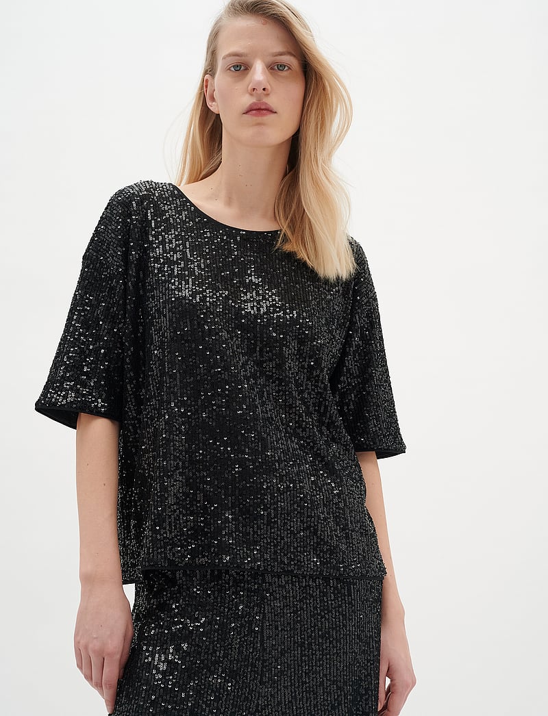 InWear - JarjarIW Tshirt - lyhythihaiset puserot - black - 0