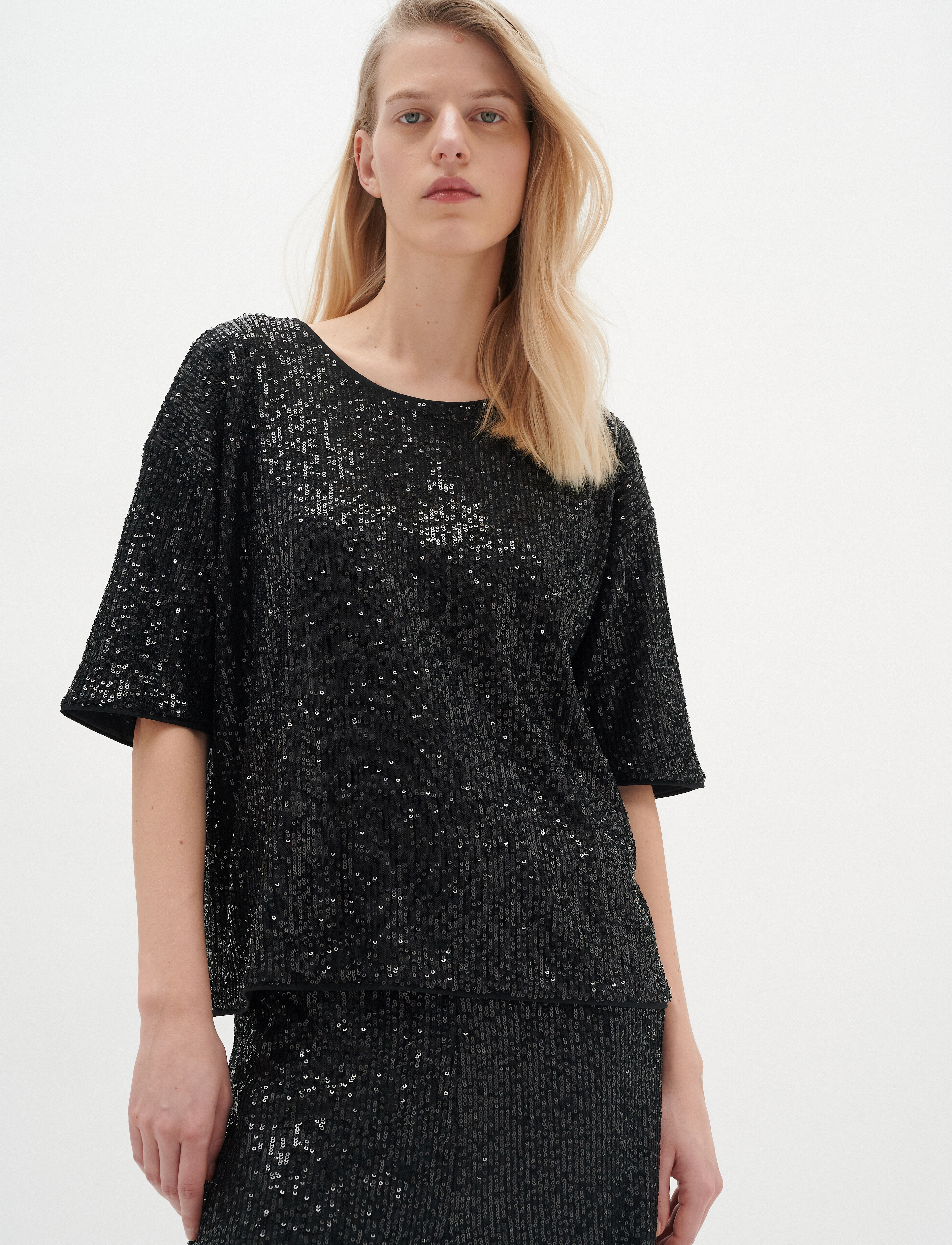 InWear - JarjarIW Tshirt - kurzämlige blusen - black - 0