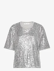 InWear - JarjarIW Tshirt - kurzämlige blusen - silver - 0