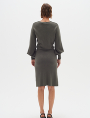 InWear - WanettaIW Ilze Oneck Dress - knitted dresses - dark beetle - 3