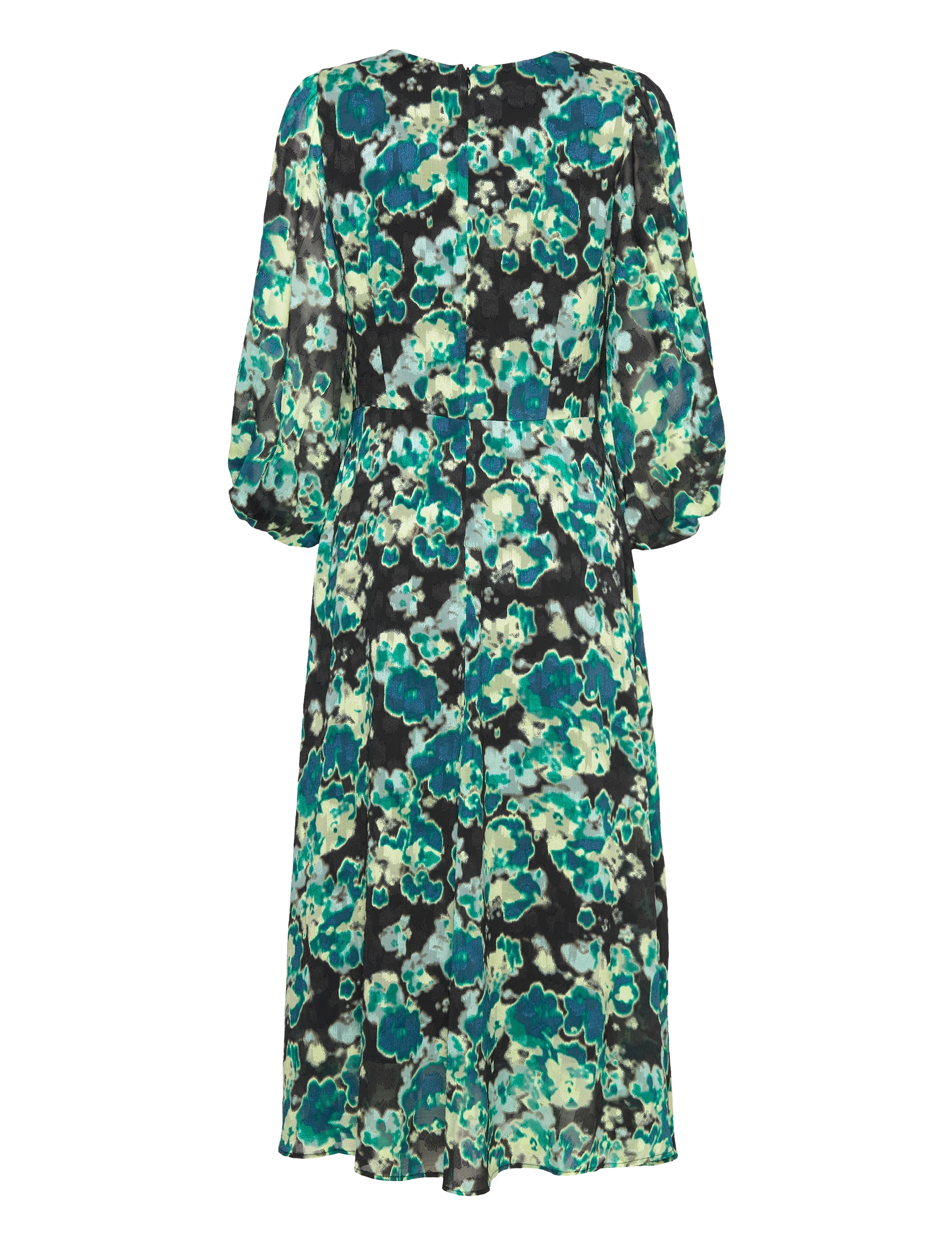 InWear - CisiraIW Dress - midi kjoler - green floaty flower - 2