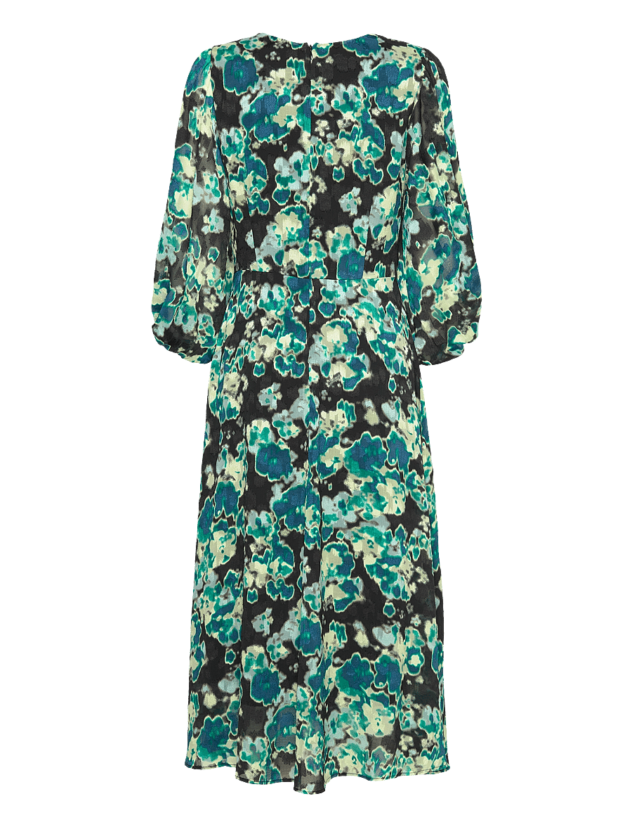 InWear - CisiraIW Dress - midi kjoler - green floaty flower - 2