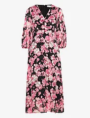 InWear - CisiraIW Dress - midi dresses - pink floaty flower - 0