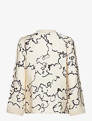 InWear - CaitIW Rib Blouse - long-sleeved blouses - big vanilla artistic sky - 2