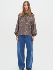 InWear - CaitIW Blouse - blouses met lange mouwen - sandy grey artistic sky - 4