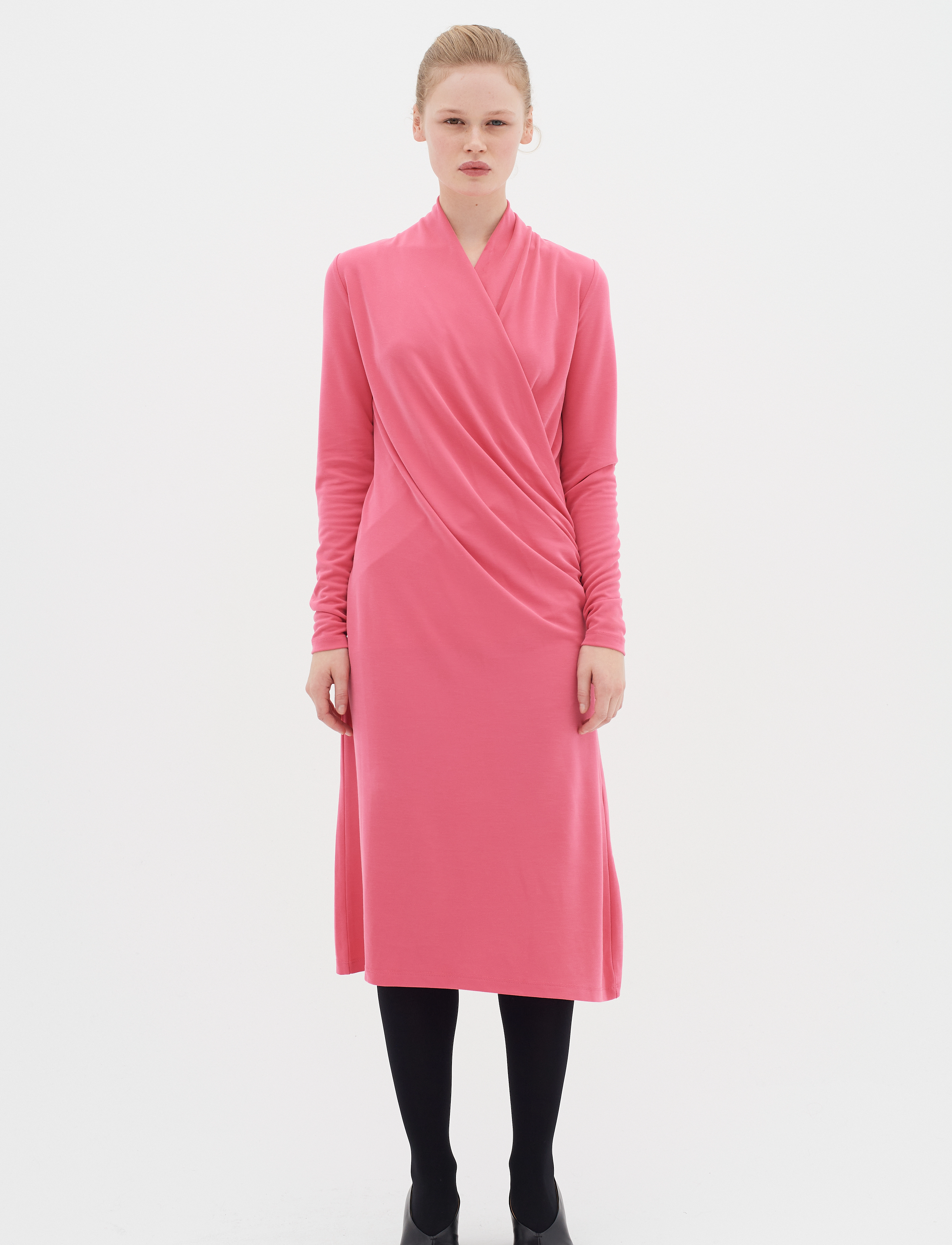 InWear Alanoiw Wrap Dress, M, Pink, Kjoler > Knælange Og Midi, Dame
