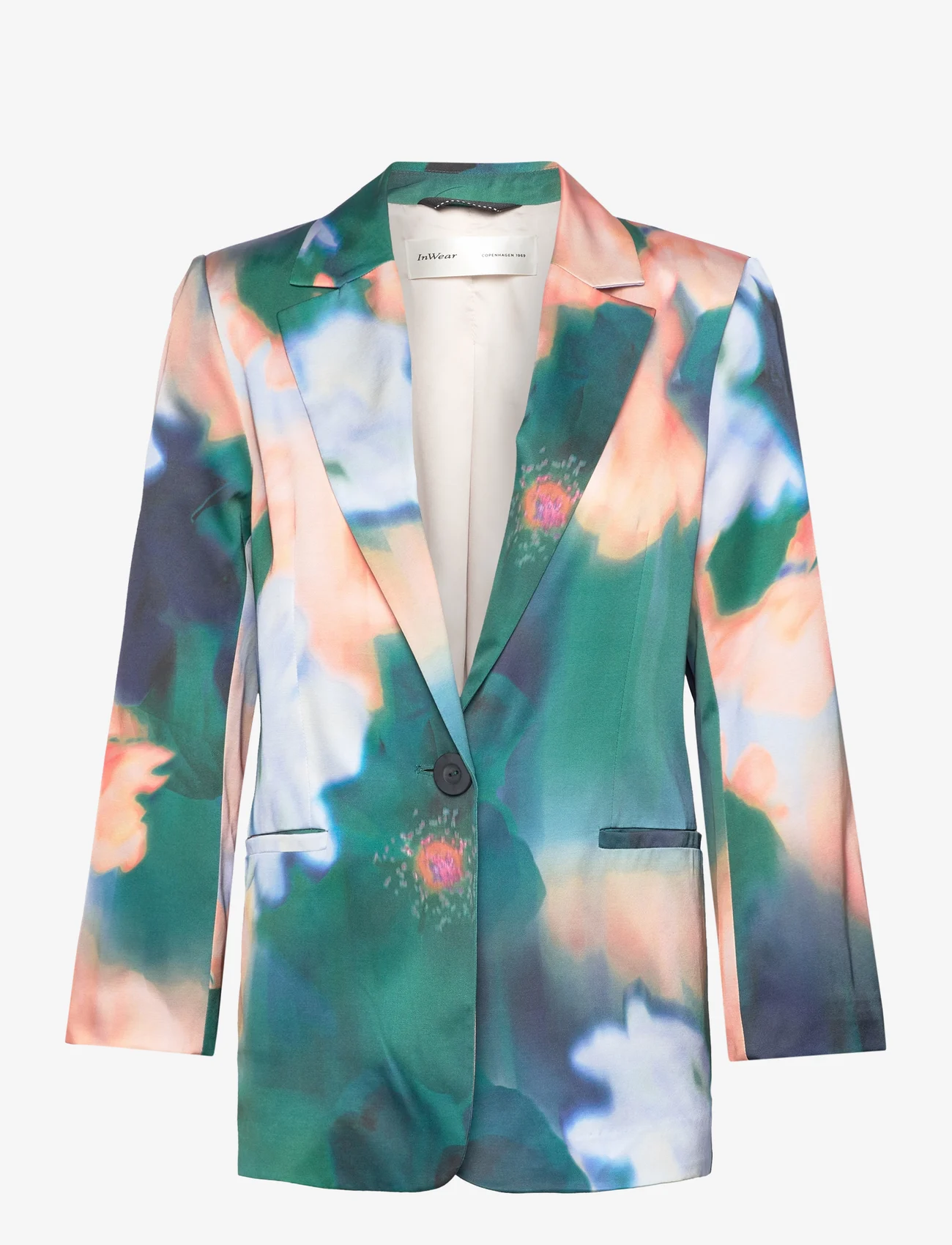 InWear - TessahIW Blazer - festkläder till outletpriser - blurry flower - 0